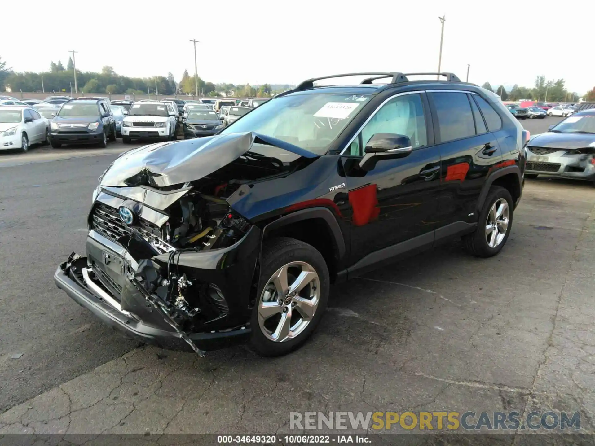 2 Photograph of a damaged car 2T3B6RFV2MW026115 TOYOTA RAV4 2021