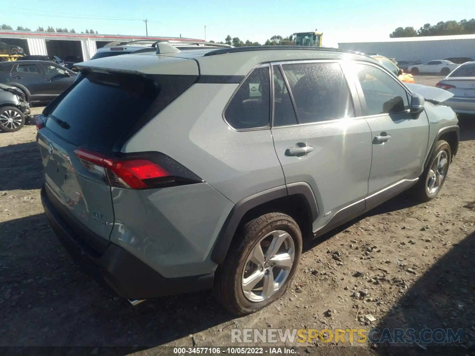 4 Photograph of a damaged car 2T3B6RFV4MW029484 TOYOTA RAV4 2021