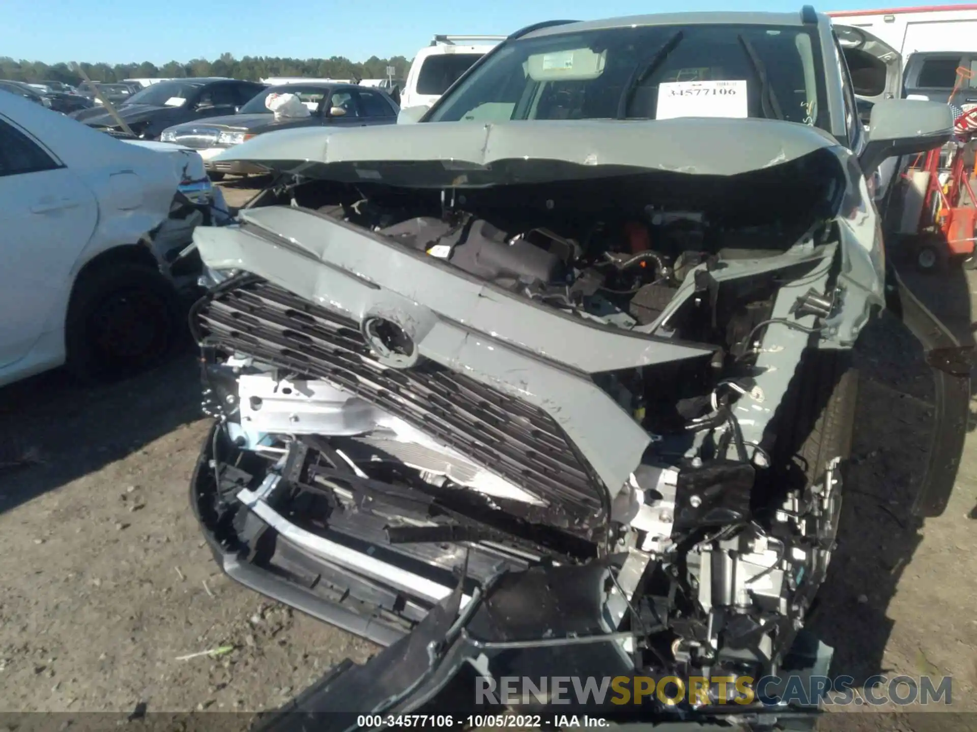 6 Photograph of a damaged car 2T3B6RFV4MW029484 TOYOTA RAV4 2021