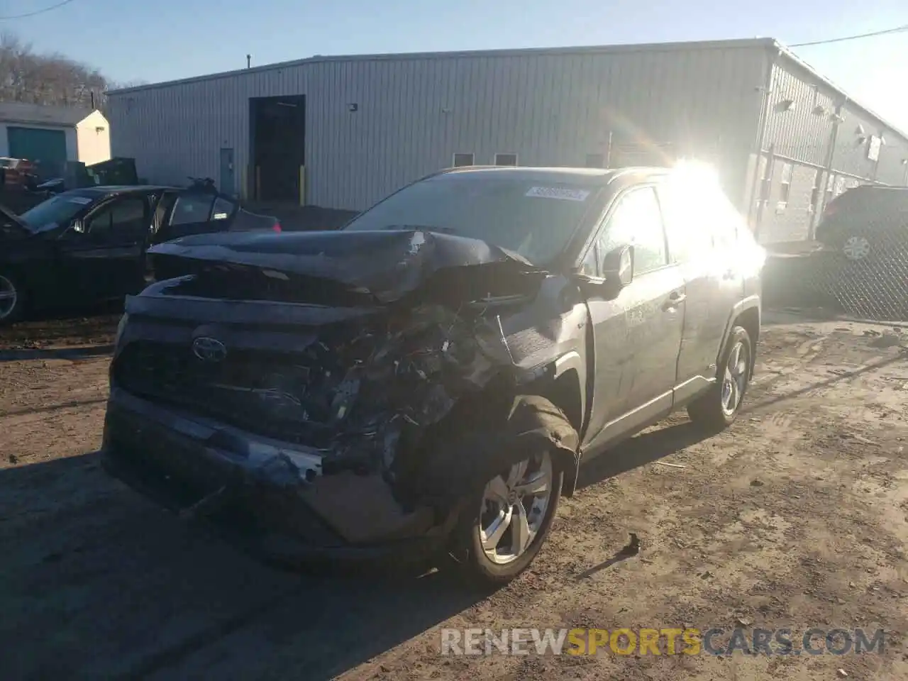 2 Photograph of a damaged car 2T3B6RFV6MW018972 TOYOTA RAV4 2021