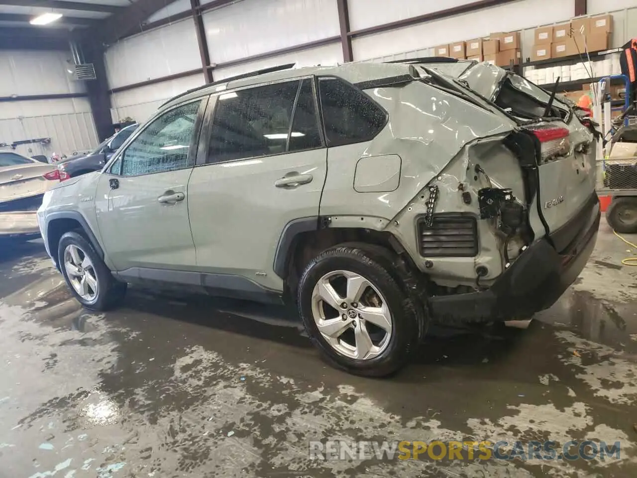 2 Photograph of a damaged car 2T3B6RFVXMW022135 TOYOTA RAV4 2021