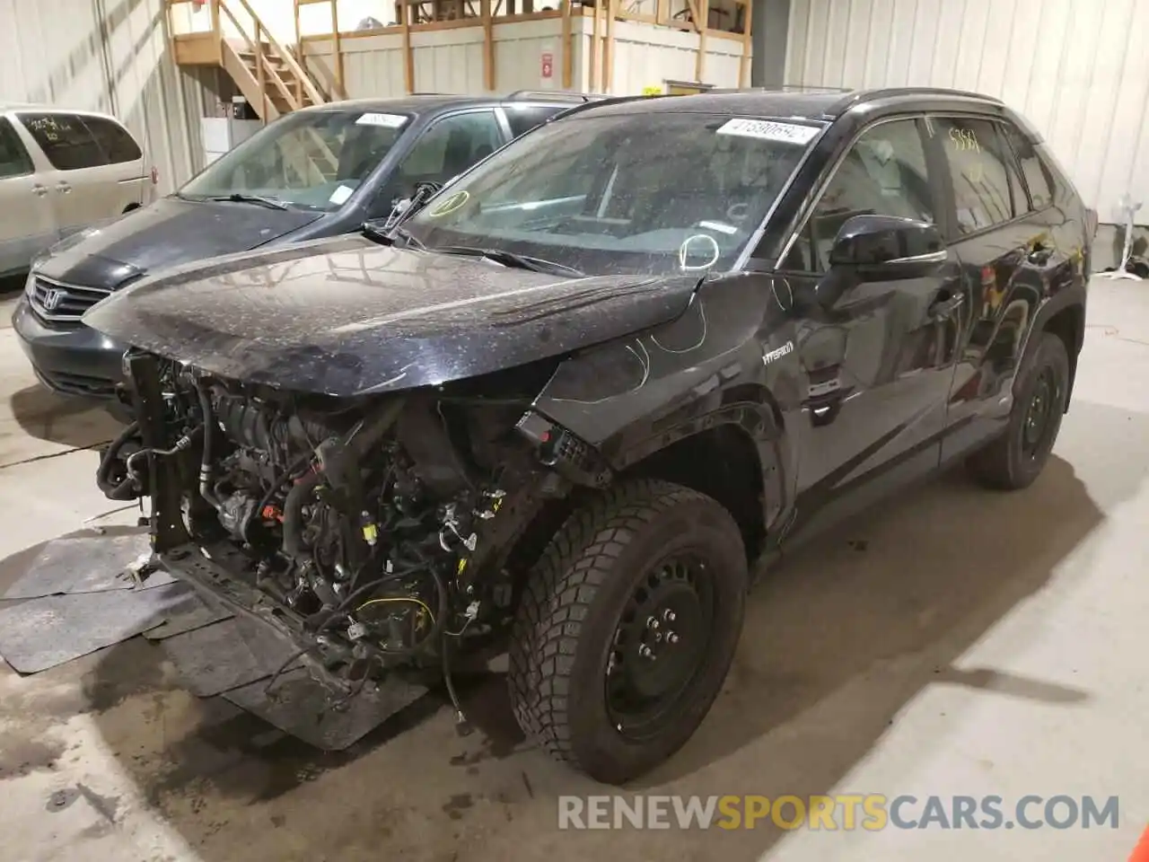 2 Photograph of a damaged car 2T3BWRFV3MW117331 TOYOTA RAV4 2021