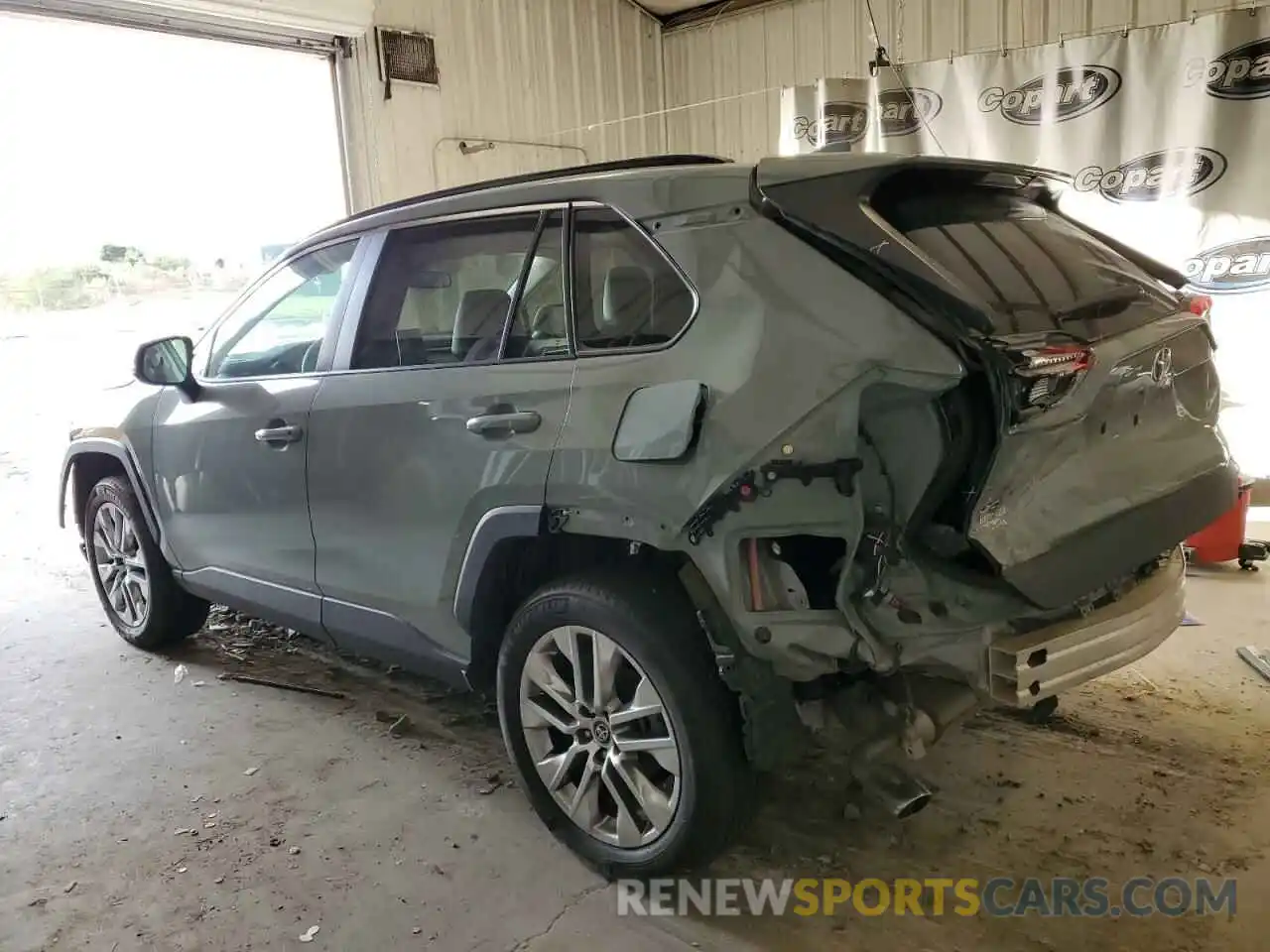 2 Photograph of a damaged car 2T3C1RFV0MW104569 TOYOTA RAV4 2021