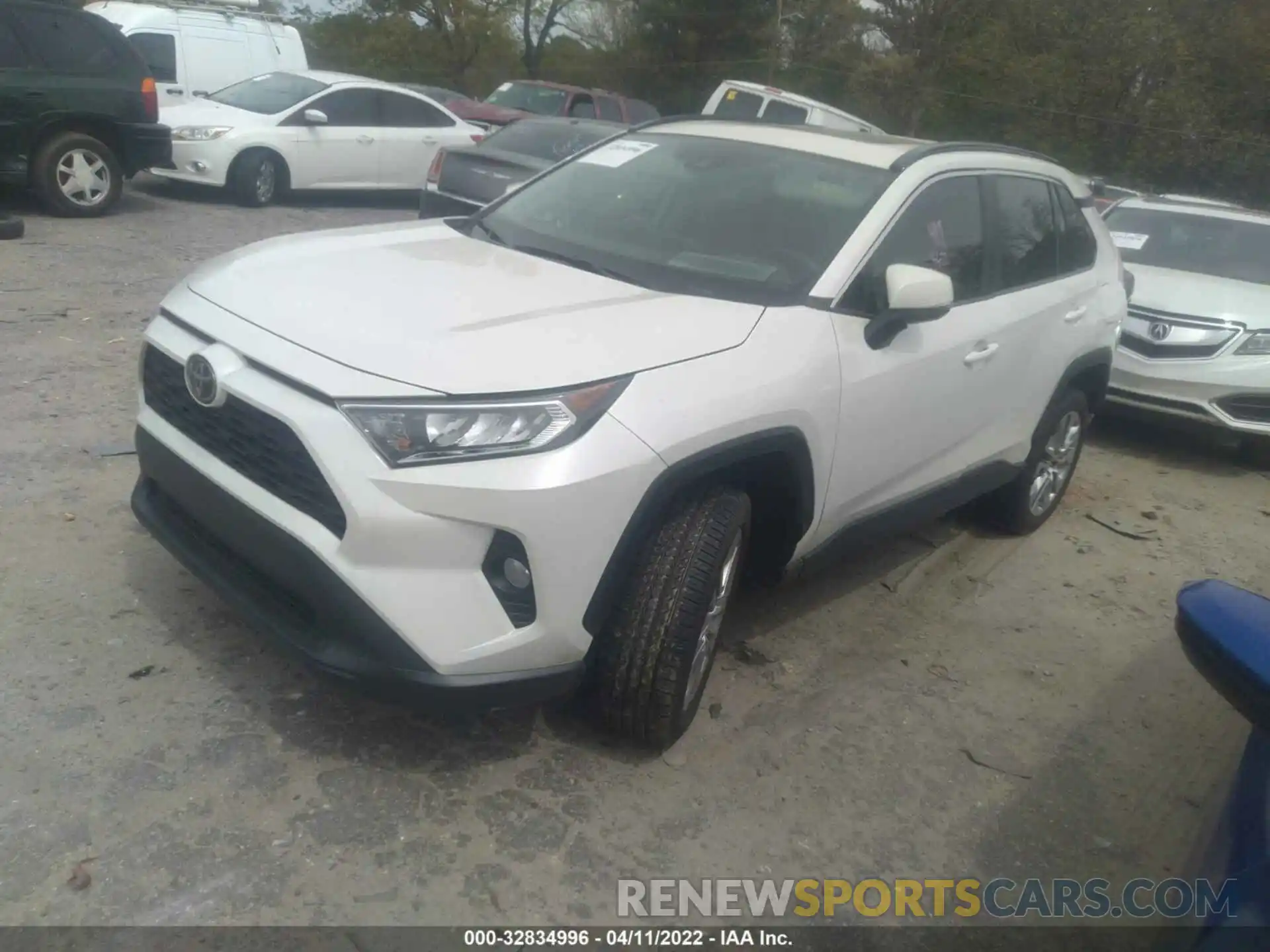 2 Photograph of a damaged car 2T3C1RFV0MW148118 TOYOTA RAV4 2021