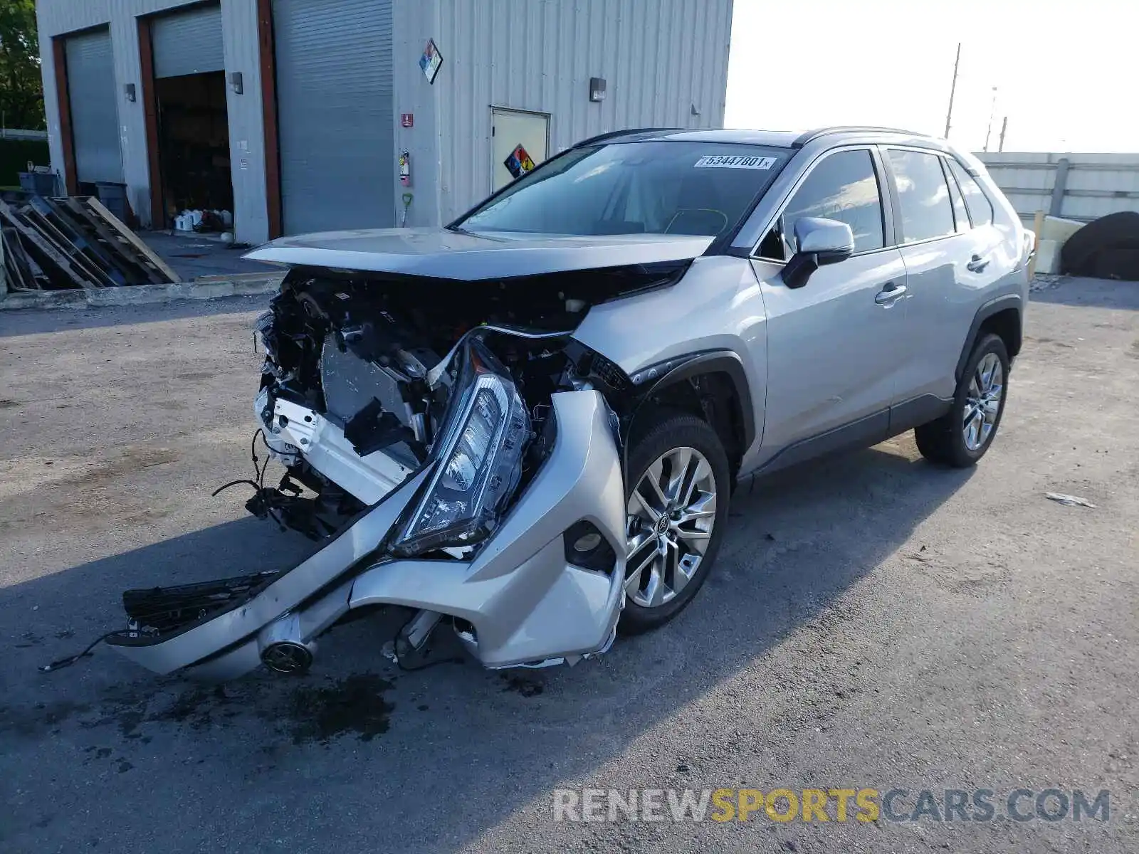 2 Photograph of a damaged car 2T3C1RFV0MW154744 TOYOTA RAV4 2021