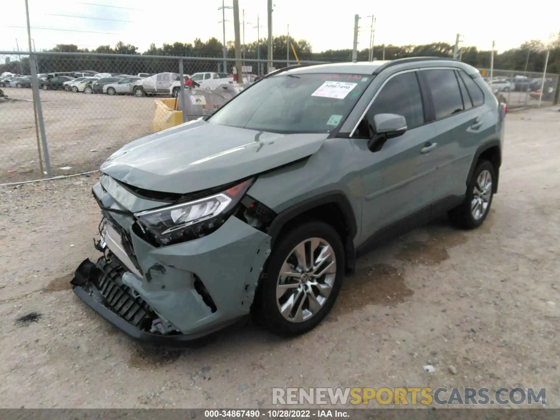 2 Photograph of a damaged car 2T3C1RFV0MW175920 TOYOTA RAV4 2021