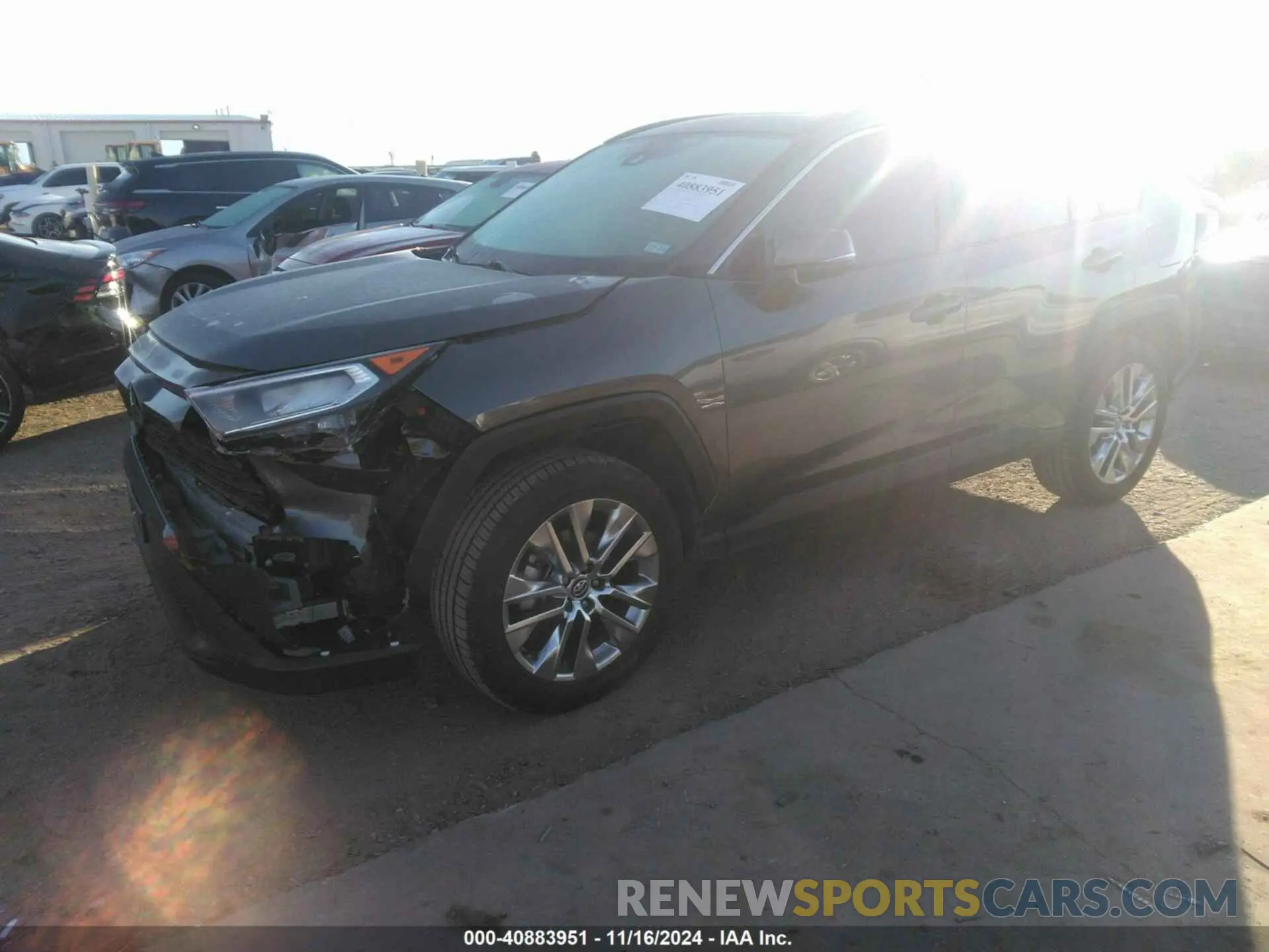 2 Photograph of a damaged car 2T3C1RFV1MC105246 TOYOTA RAV4 2021