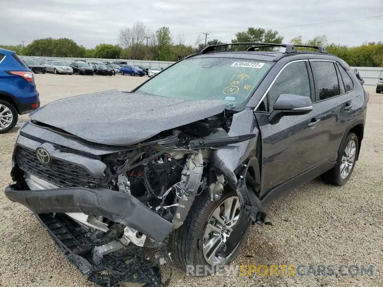 2 Photograph of a damaged car 2T3C1RFV1MC173014 TOYOTA RAV4 2021