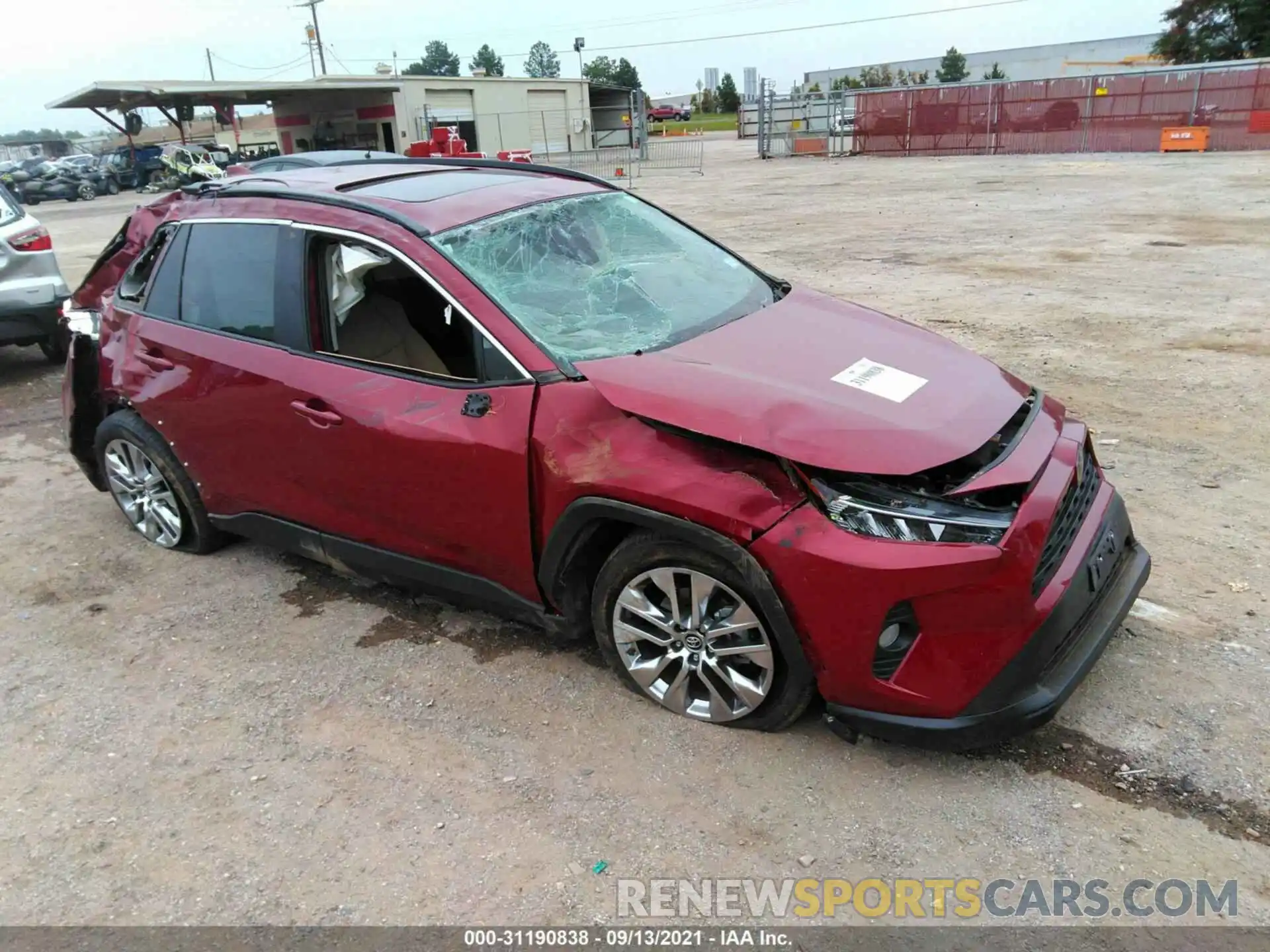 1 Photograph of a damaged car 2T3C1RFV1MW108999 TOYOTA RAV4 2021