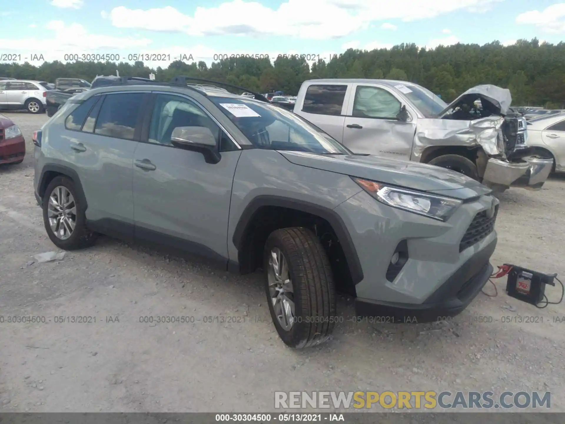 1 Photograph of a damaged car 2T3C1RFV1MW134213 TOYOTA RAV4 2021