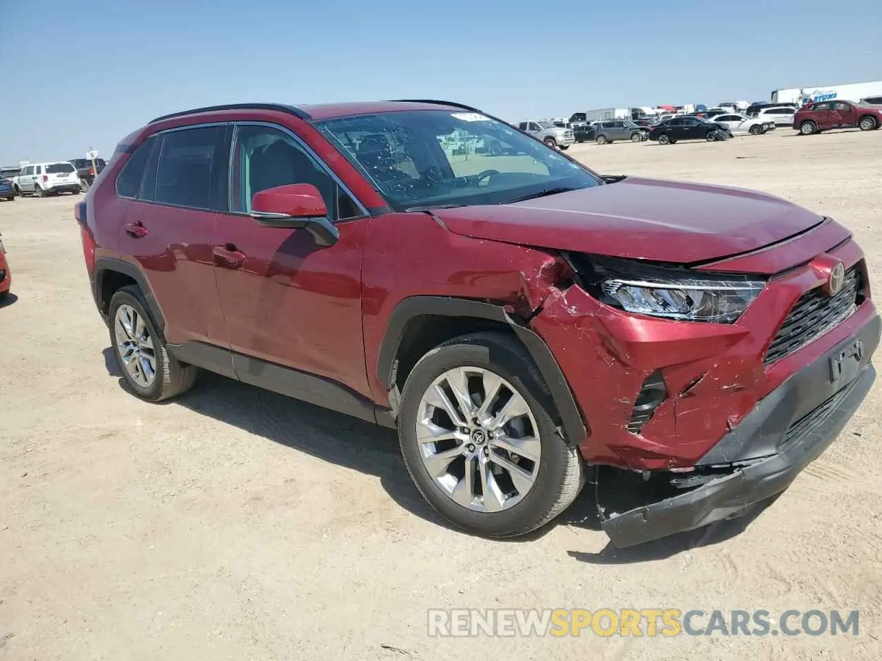 4 Photograph of a damaged car 2T3C1RFV1MW171567 TOYOTA RAV4 2021