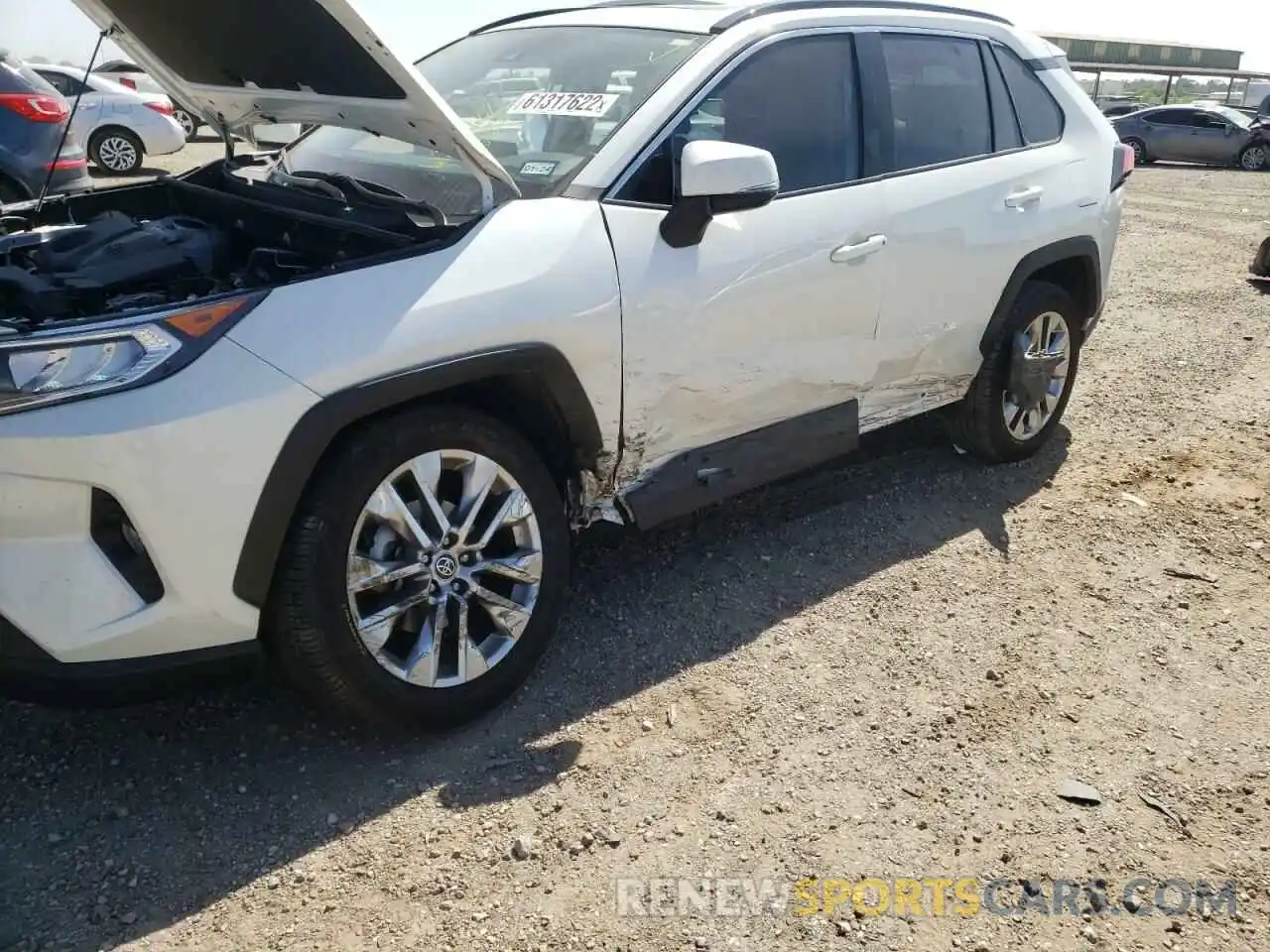 9 Photograph of a damaged car 2T3C1RFV1MW184352 TOYOTA RAV4 2021