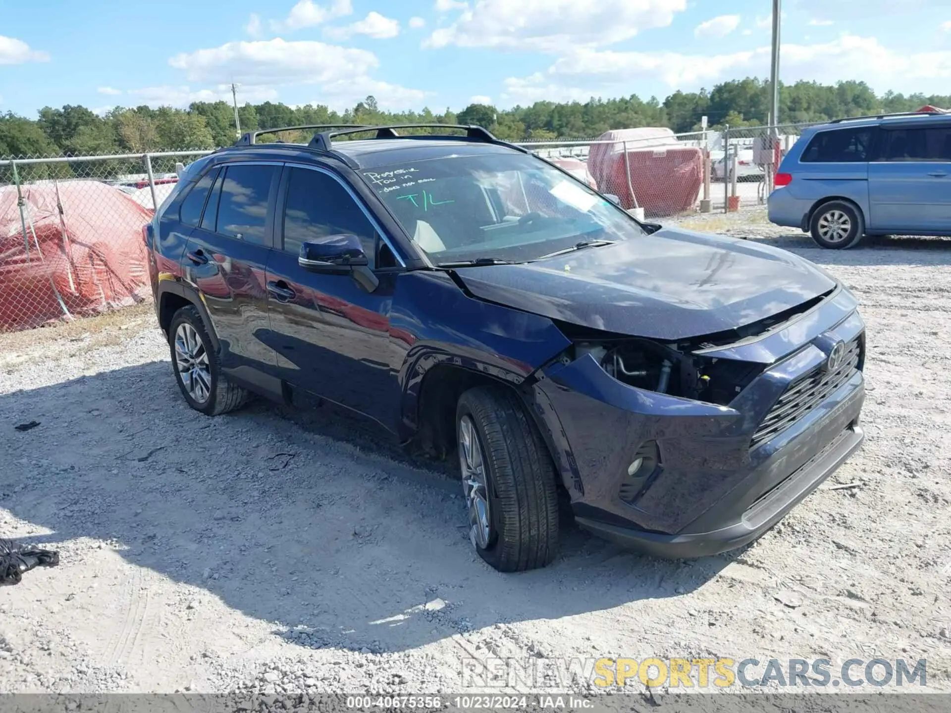 1 Photograph of a damaged car 2T3C1RFV1MW184416 TOYOTA RAV4 2021