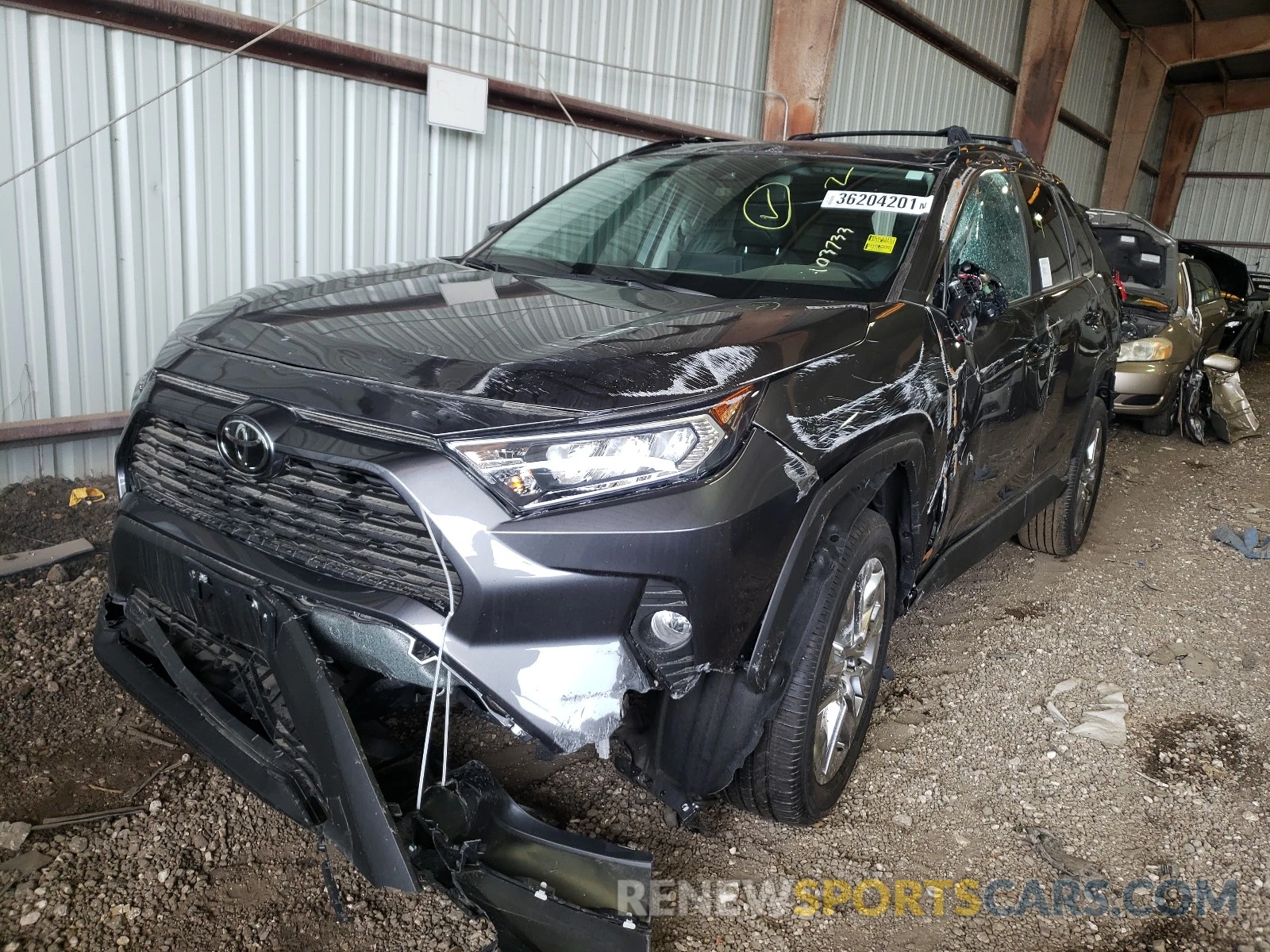 2 Photograph of a damaged car 2T3C1RFV2MC103733 TOYOTA RAV4 2021