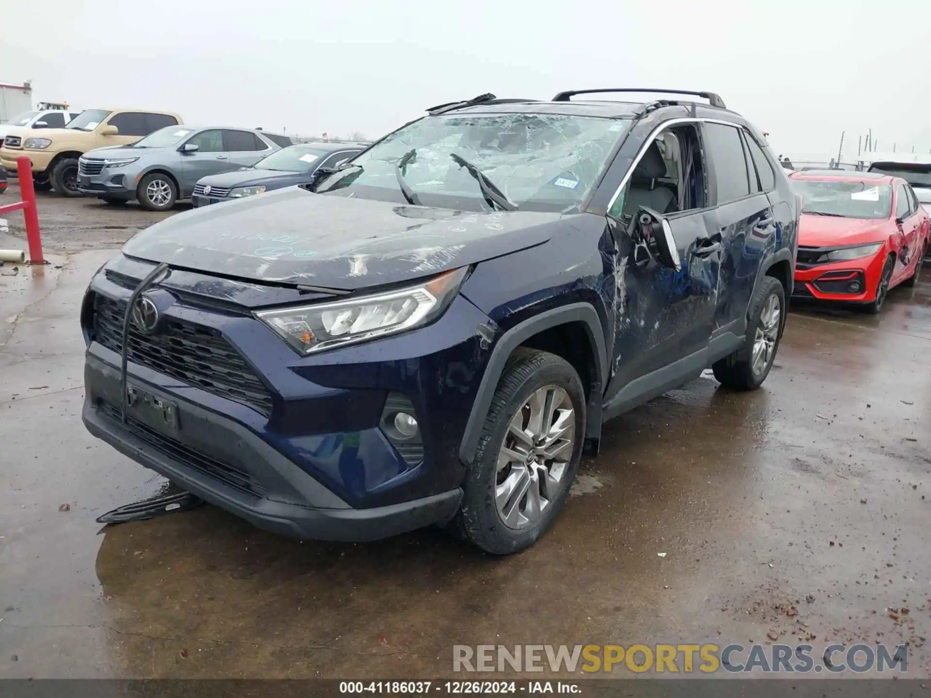 2 Photograph of a damaged car 2T3C1RFV2MW121566 TOYOTA RAV4 2021