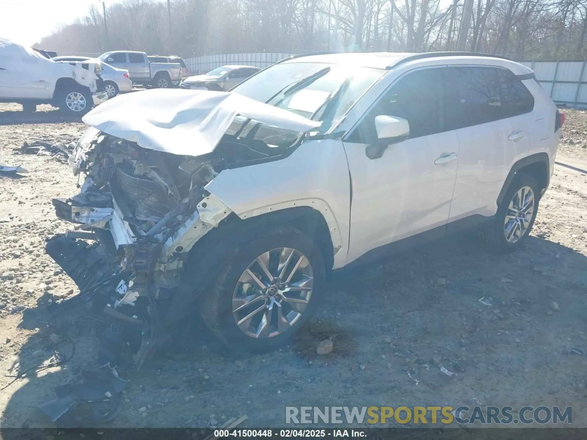 2 Photograph of a damaged car 2T3C1RFV2MW130185 TOYOTA RAV4 2021