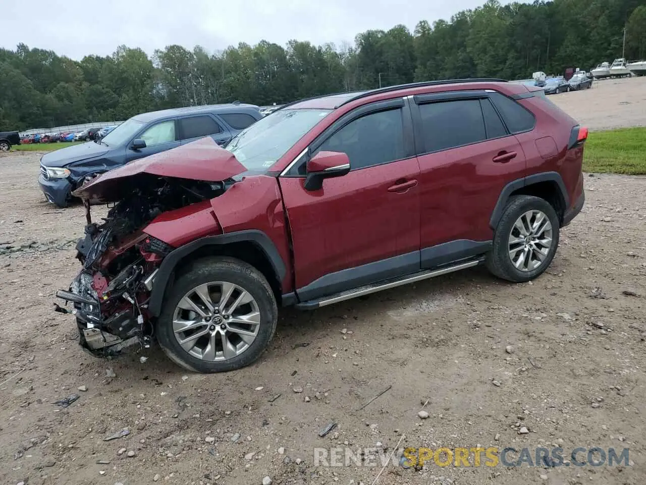 1 Photograph of a damaged car 2T3C1RFV2MW145253 TOYOTA RAV4 2021
