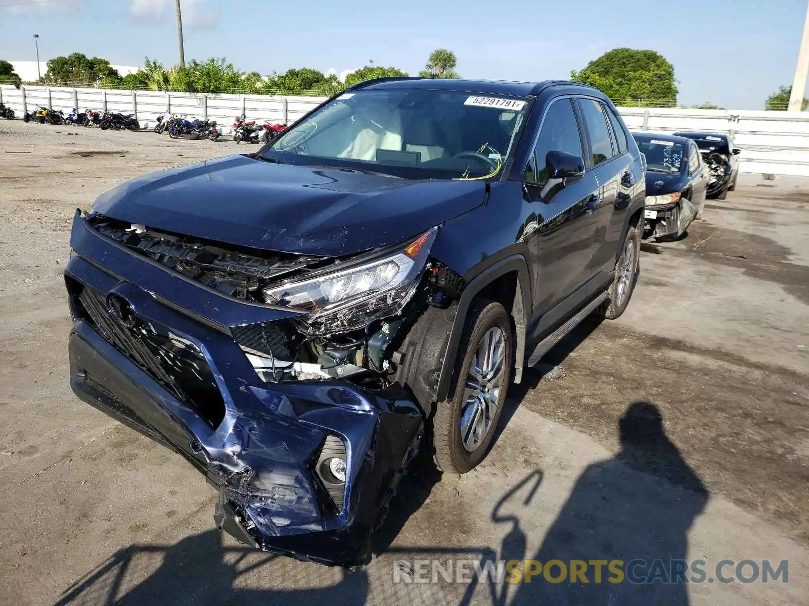 2 Photograph of a damaged car 2T3C1RFV2MW155569 TOYOTA RAV4 2021