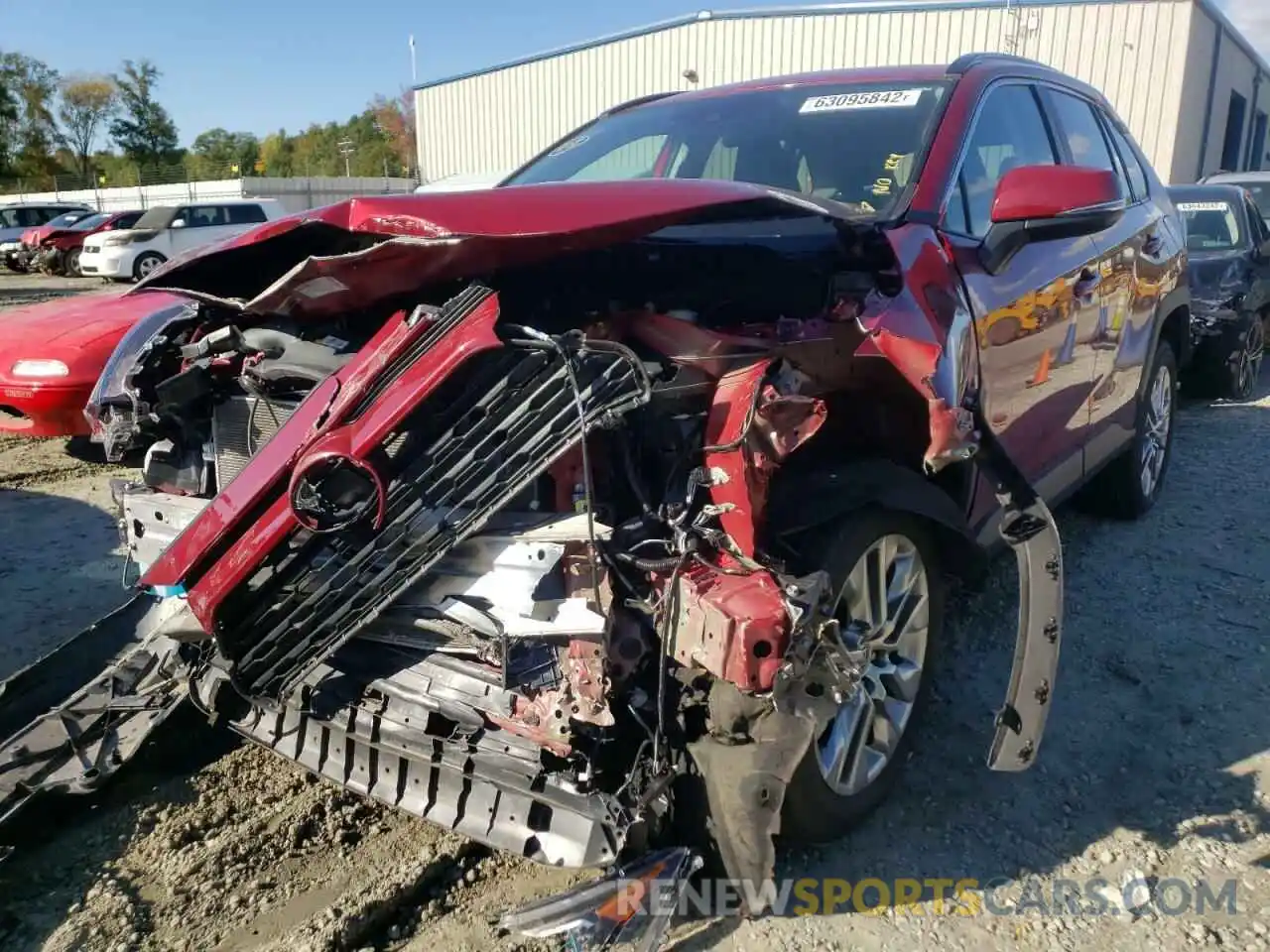 2 Photograph of a damaged car 2T3C1RFV2MW171707 TOYOTA RAV4 2021