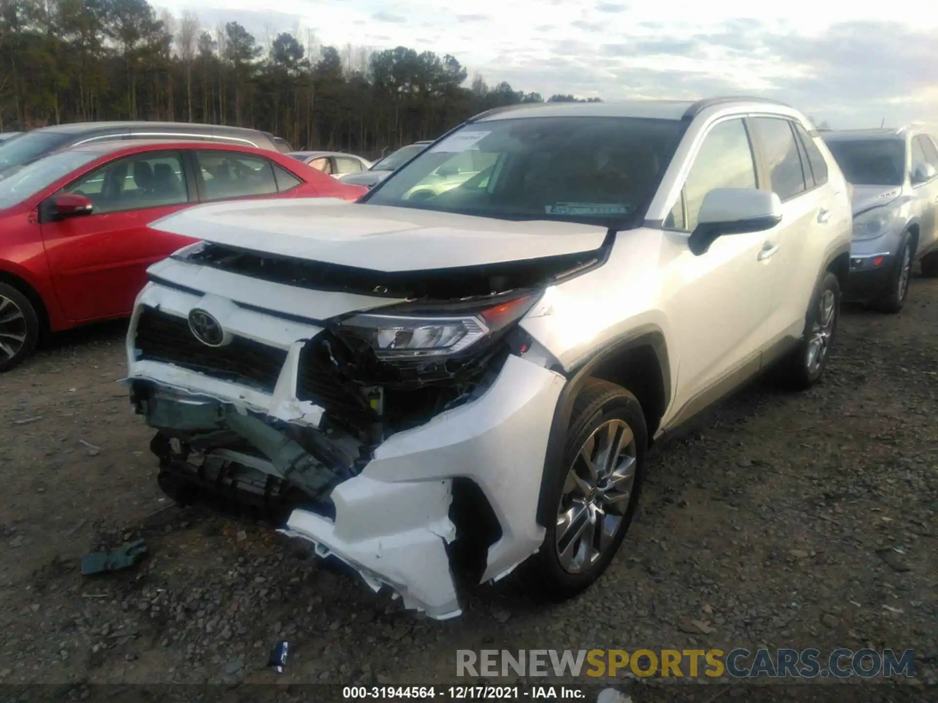 2 Photograph of a damaged car 2T3C1RFV2MW173988 TOYOTA RAV4 2021