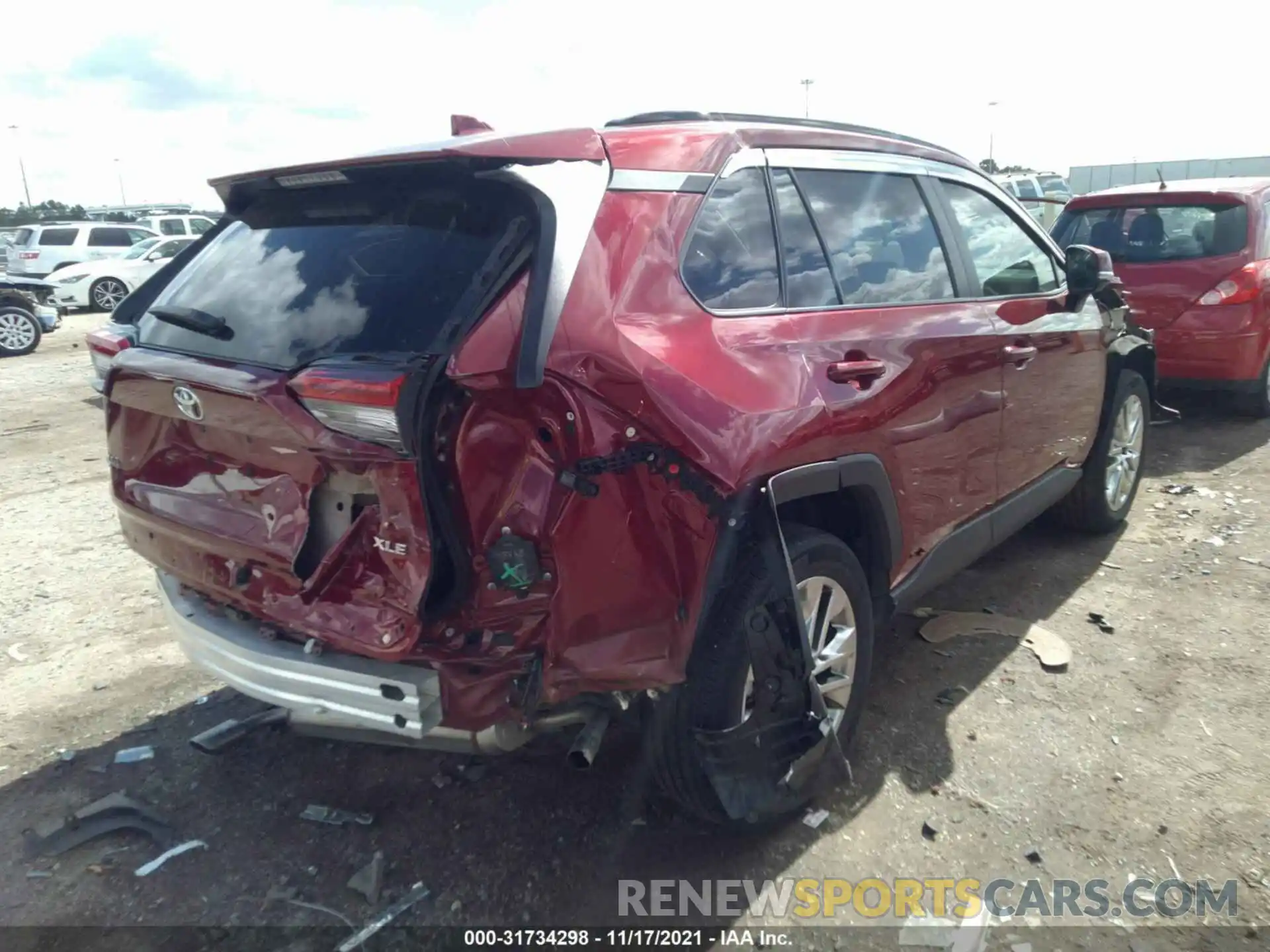 4 Photograph of a damaged car 2T3C1RFV3MC089650 TOYOTA RAV4 2021