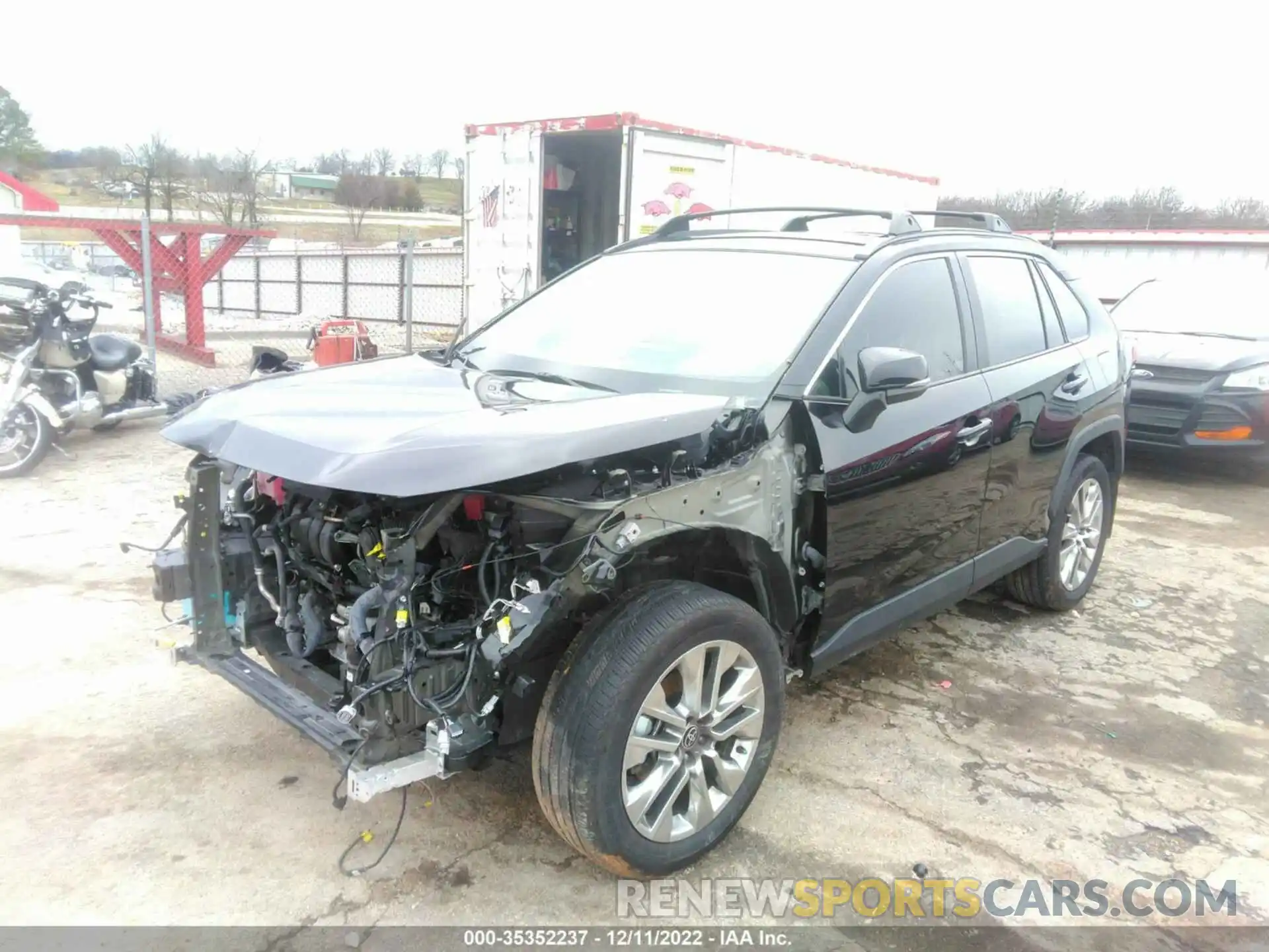 2 Photograph of a damaged car 2T3C1RFV3MC166968 TOYOTA RAV4 2021