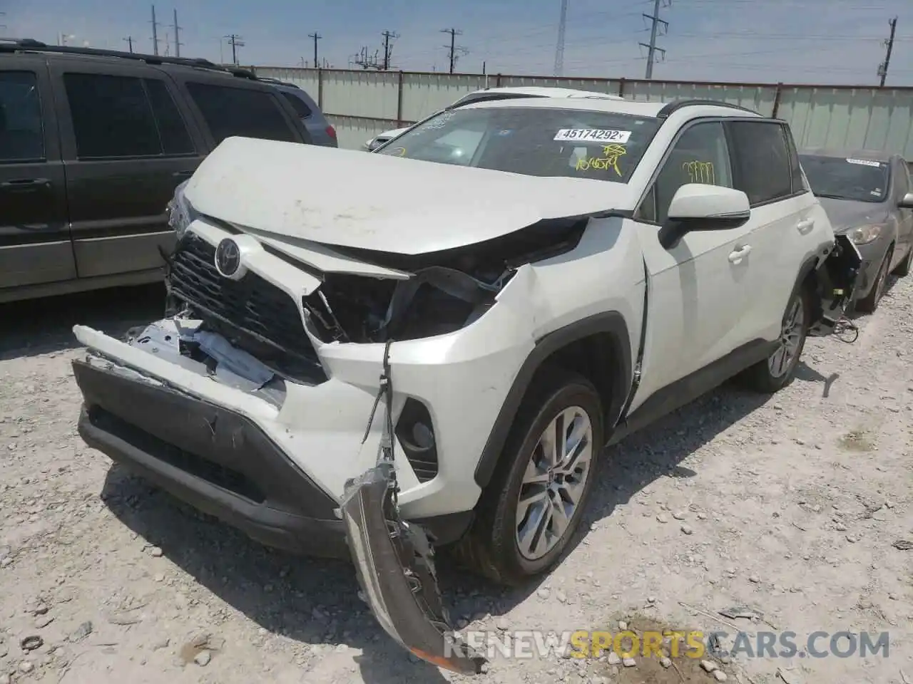 2 Photograph of a damaged car 2T3C1RFV3MW108079 TOYOTA RAV4 2021