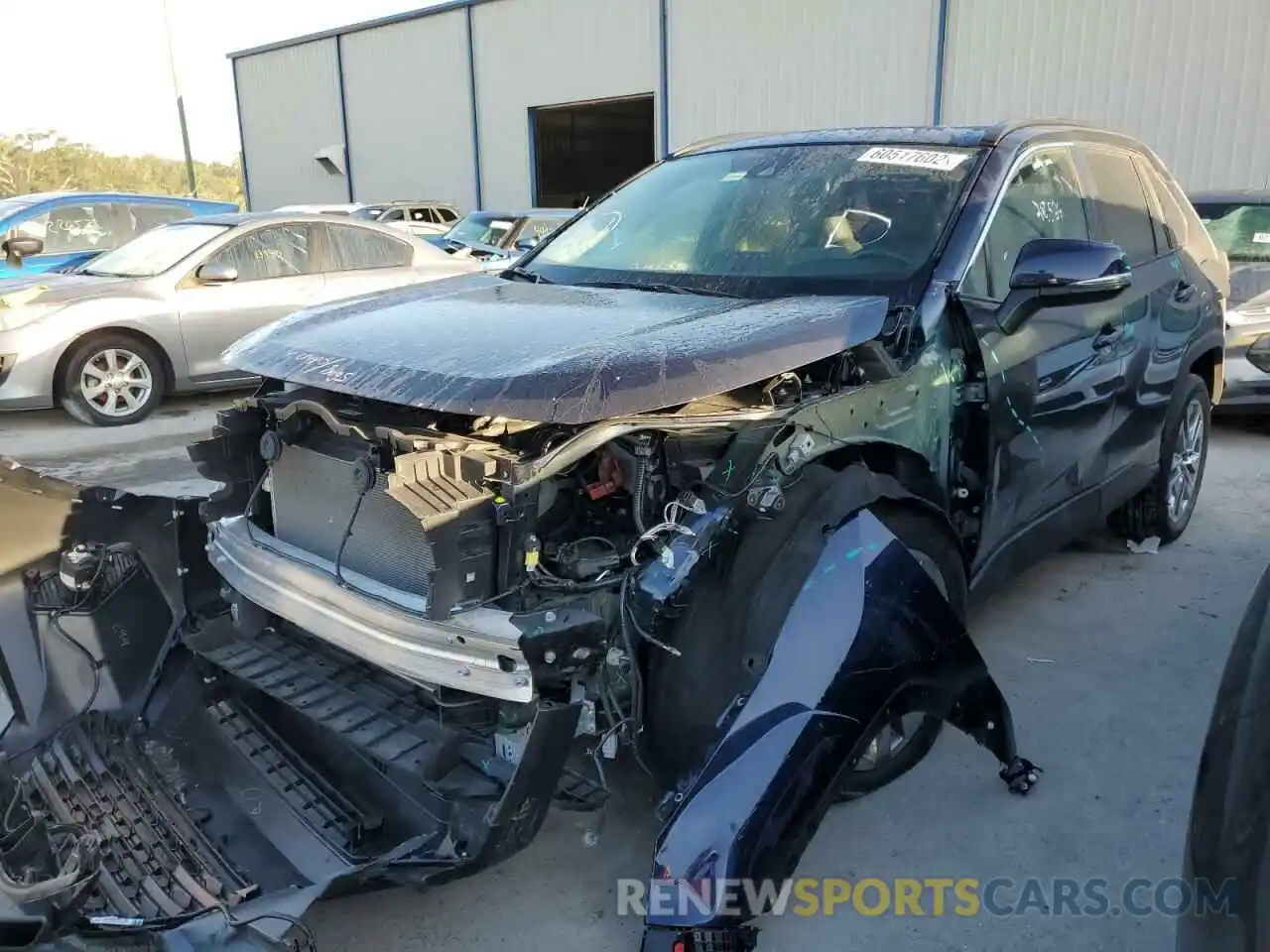 2 Photograph of a damaged car 2T3C1RFV3MW137338 TOYOTA RAV4 2021