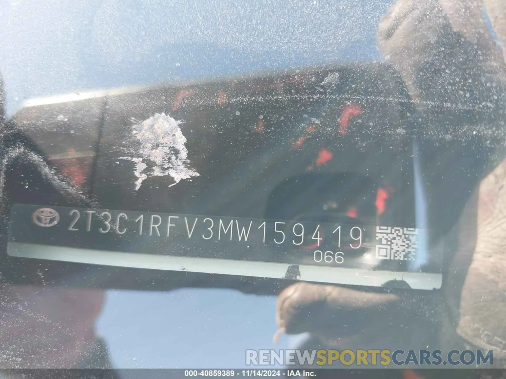 9 Photograph of a damaged car 2T3C1RFV3MW159419 TOYOTA RAV4 2021