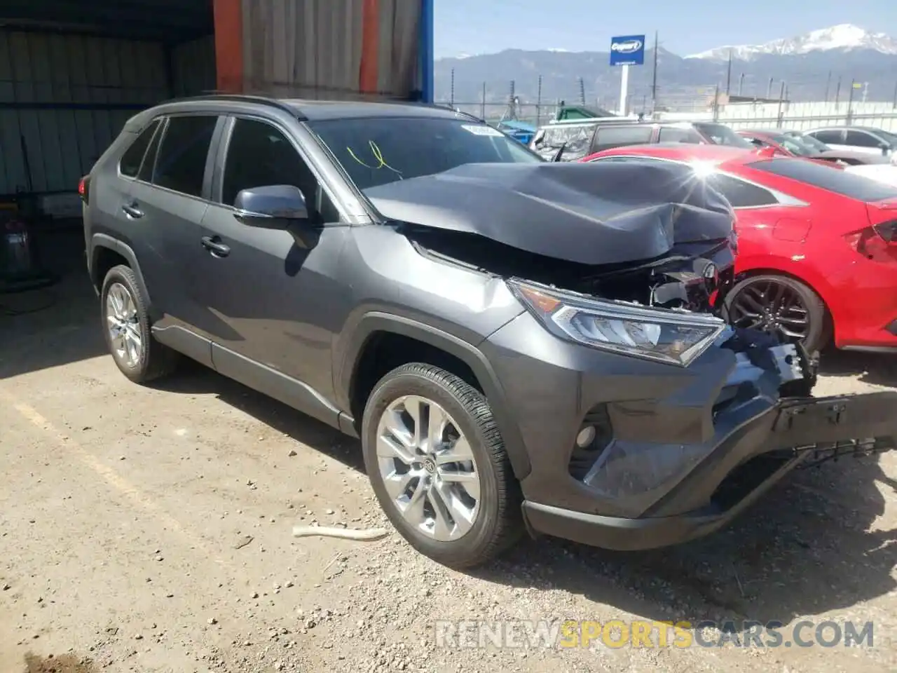 1 Photograph of a damaged car 2T3C1RFV3MW169917 TOYOTA RAV4 2021