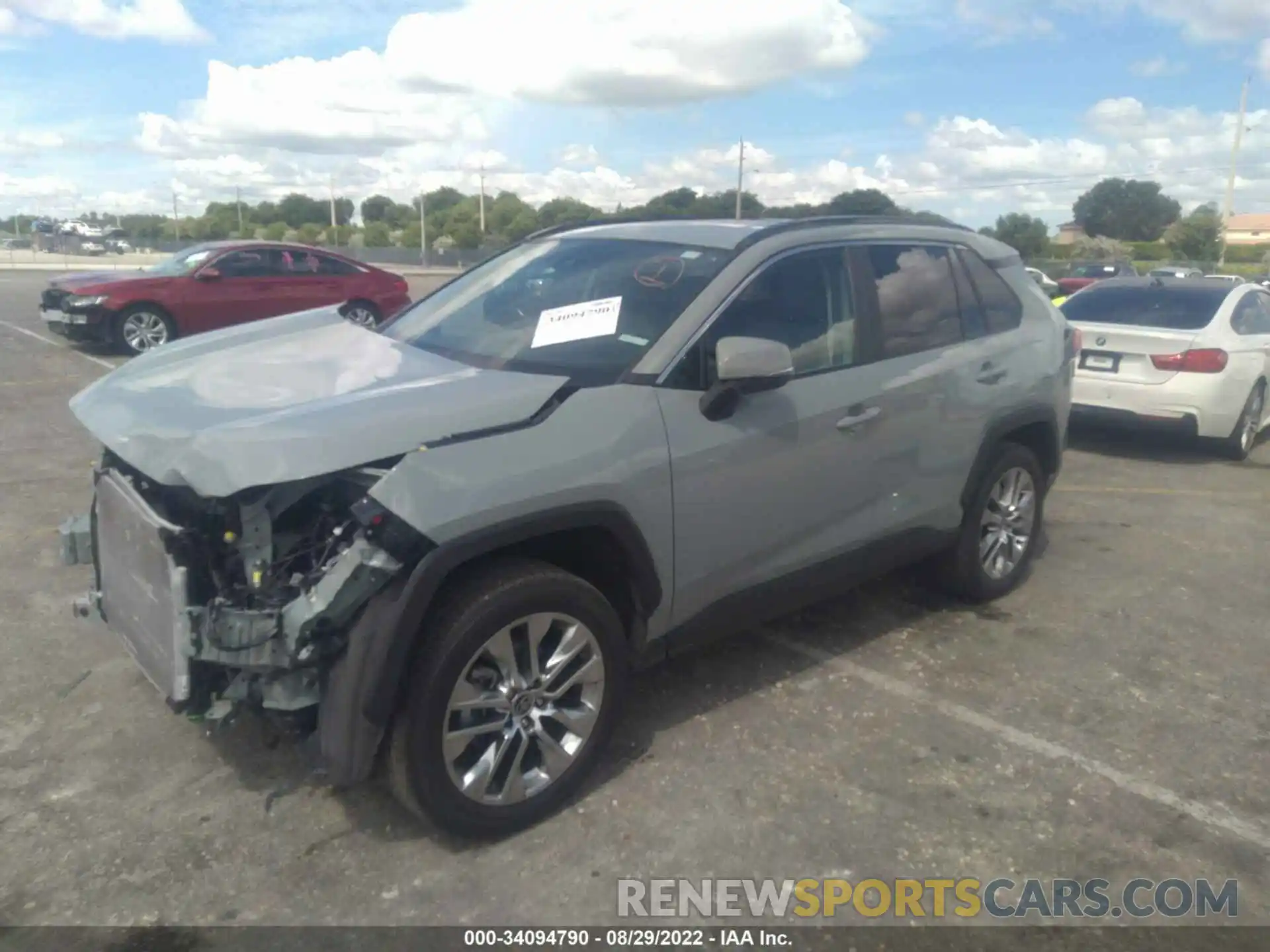 2 Photograph of a damaged car 2T3C1RFV3MW171957 TOYOTA RAV4 2021