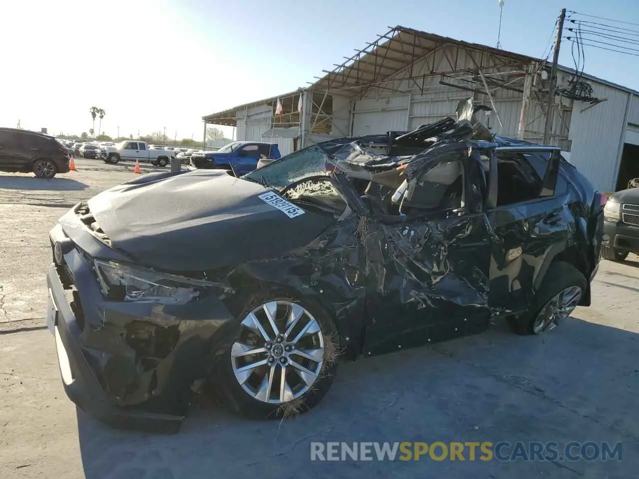 1 Photograph of a damaged car 2T3C1RFV4MC107685 TOYOTA RAV4 2021