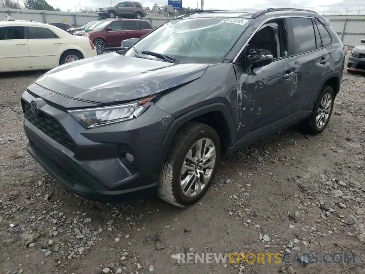 2 Photograph of a damaged car 2T3C1RFV4MW153676 TOYOTA RAV4 2021