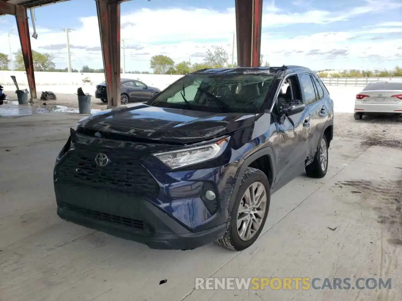 2 Photograph of a damaged car 2T3C1RFV4MW179047 TOYOTA RAV4 2021