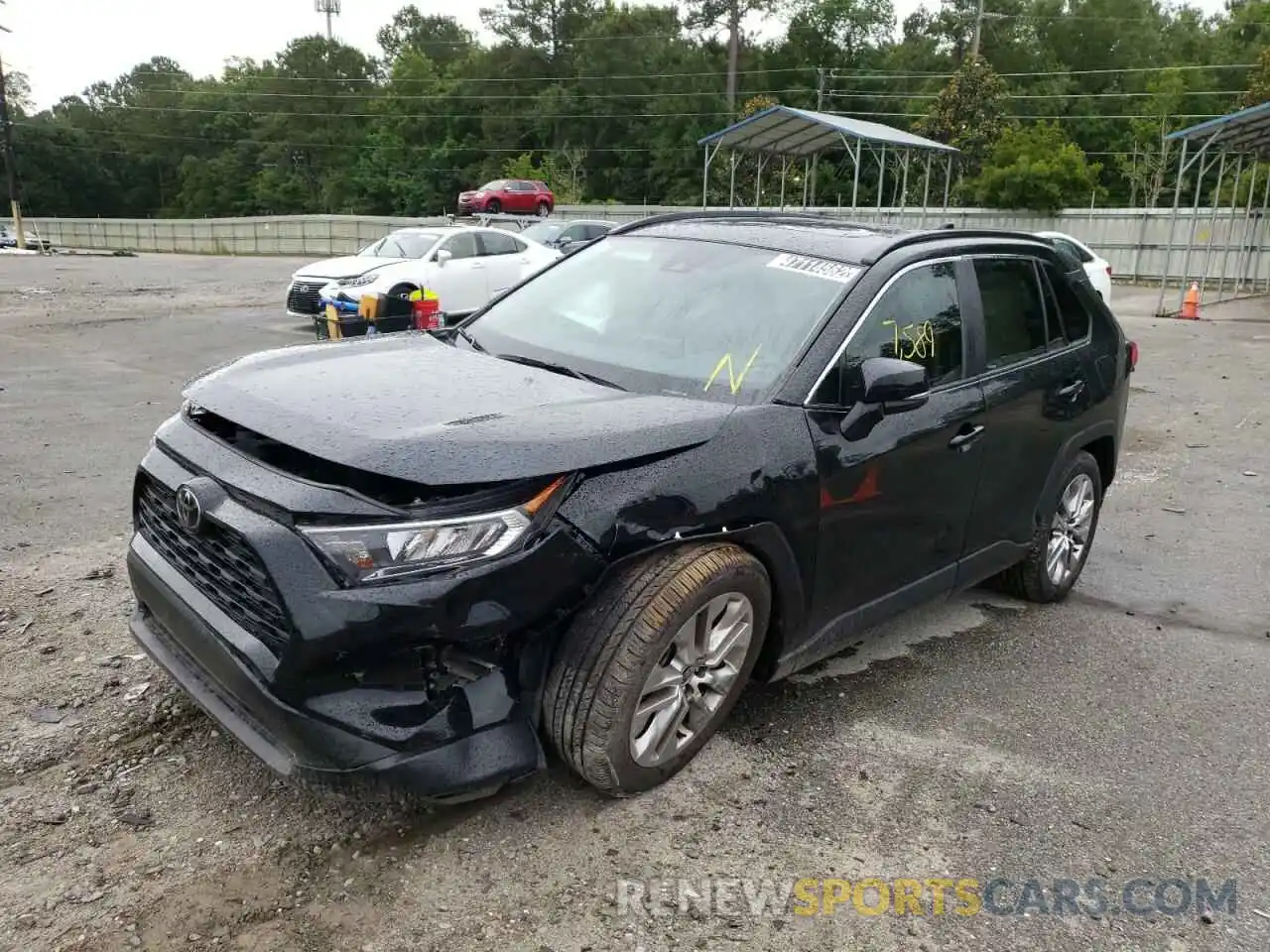 2 Photograph of a damaged car 2T3C1RFV6MW155963 TOYOTA RAV4 2021