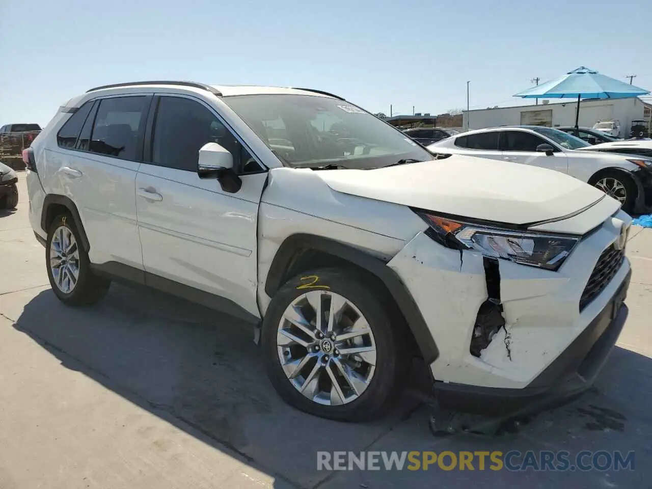 4 Photograph of a damaged car 2T3C1RFV6MW157423 TOYOTA RAV4 2021
