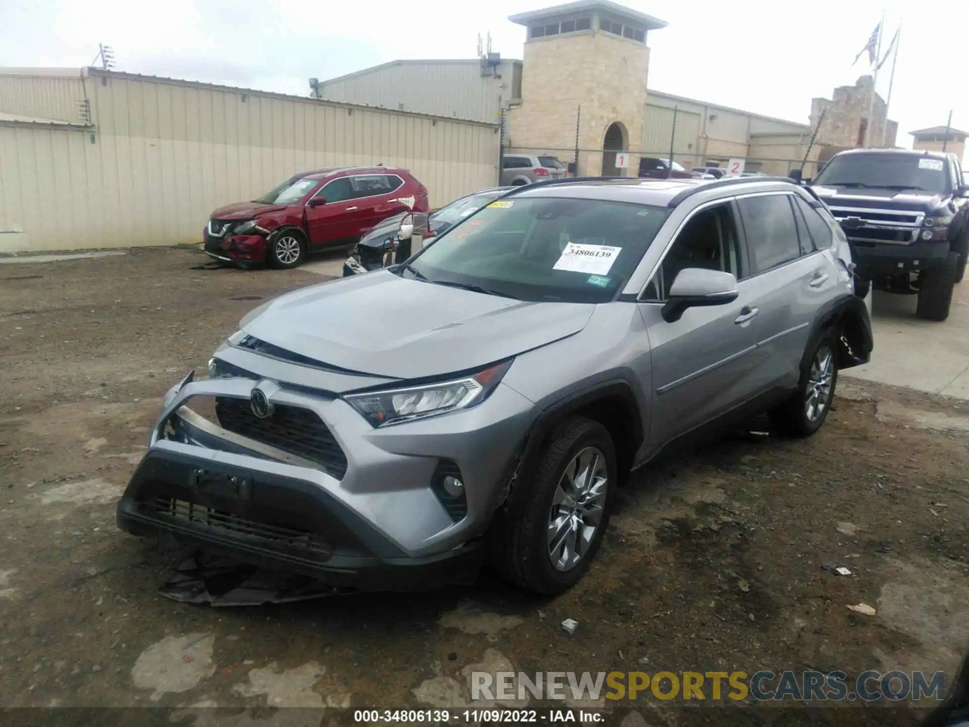 2 Photograph of a damaged car 2T3C1RFV7MC096598 TOYOTA RAV4 2021