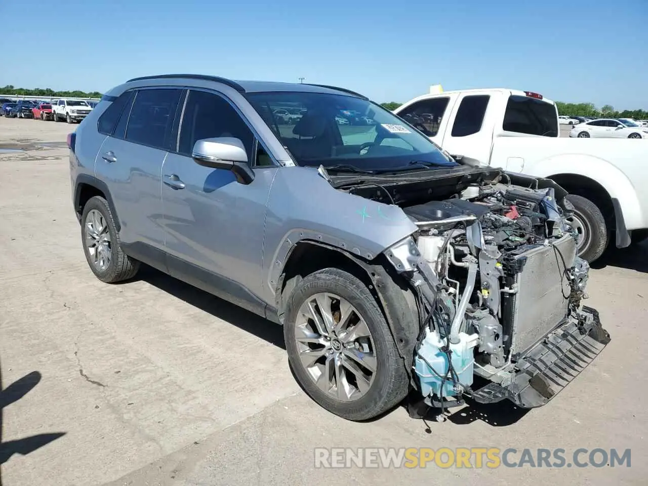 4 Photograph of a damaged car 2T3C1RFV7MC096763 TOYOTA RAV4 2021