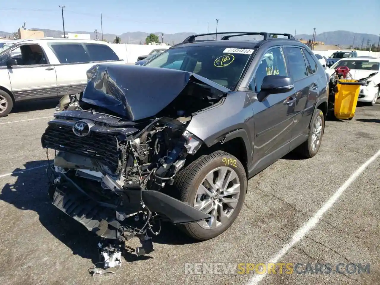 2 Photograph of a damaged car 2T3C1RFV7MC146058 TOYOTA RAV4 2021