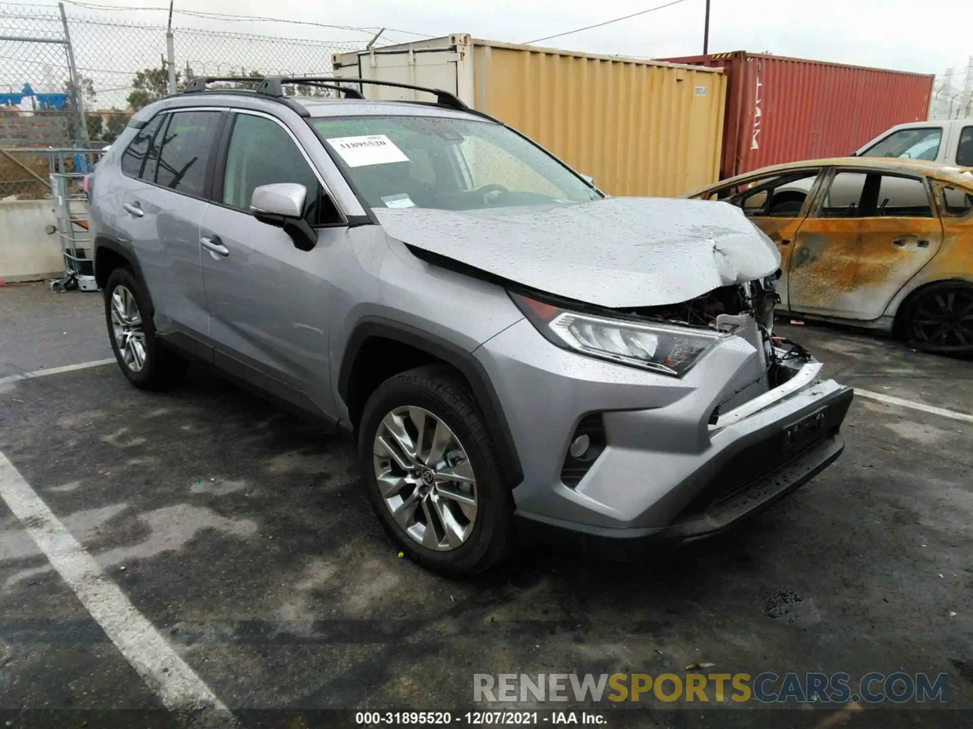 1 Photograph of a damaged car 2T3C1RFV7MC155407 TOYOTA RAV4 2021