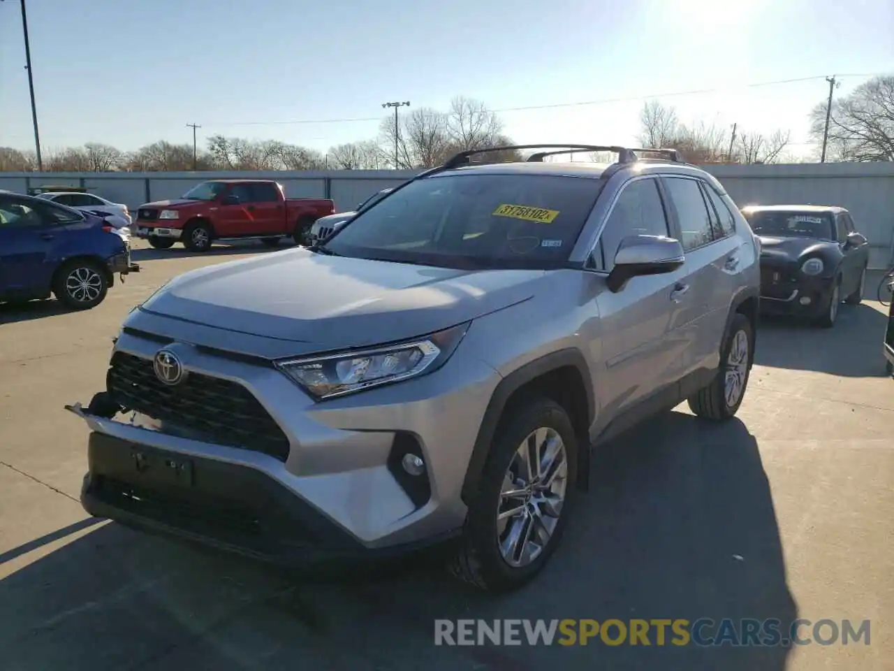 2 Photograph of a damaged car 2T3C1RFV7MC166553 TOYOTA RAV4 2021