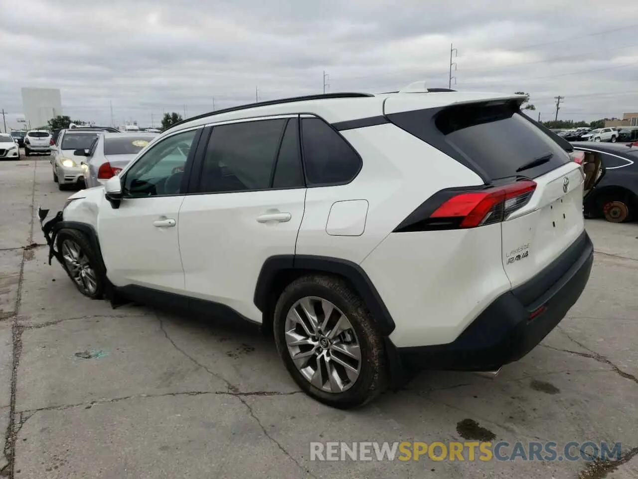 2 Photograph of a damaged car 2T3C1RFV7MW106304 TOYOTA RAV4 2021