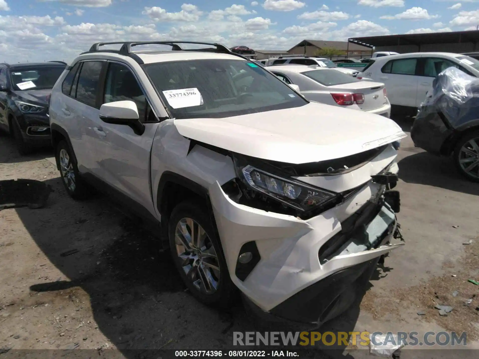 1 Photograph of a damaged car 2T3C1RFV7MW110305 TOYOTA RAV4 2021