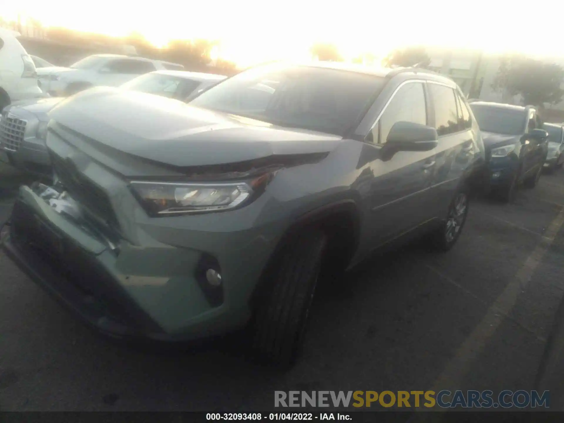 2 Photograph of a damaged car 2T3C1RFV7MW151677 TOYOTA RAV4 2021