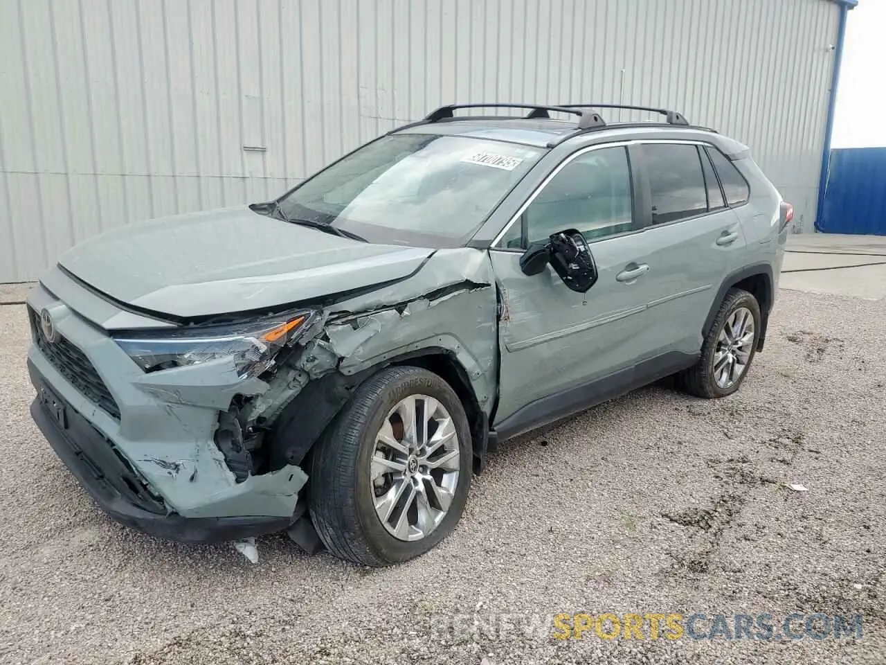 1 Photograph of a damaged car 2T3C1RFV7MW151789 TOYOTA RAV4 2021