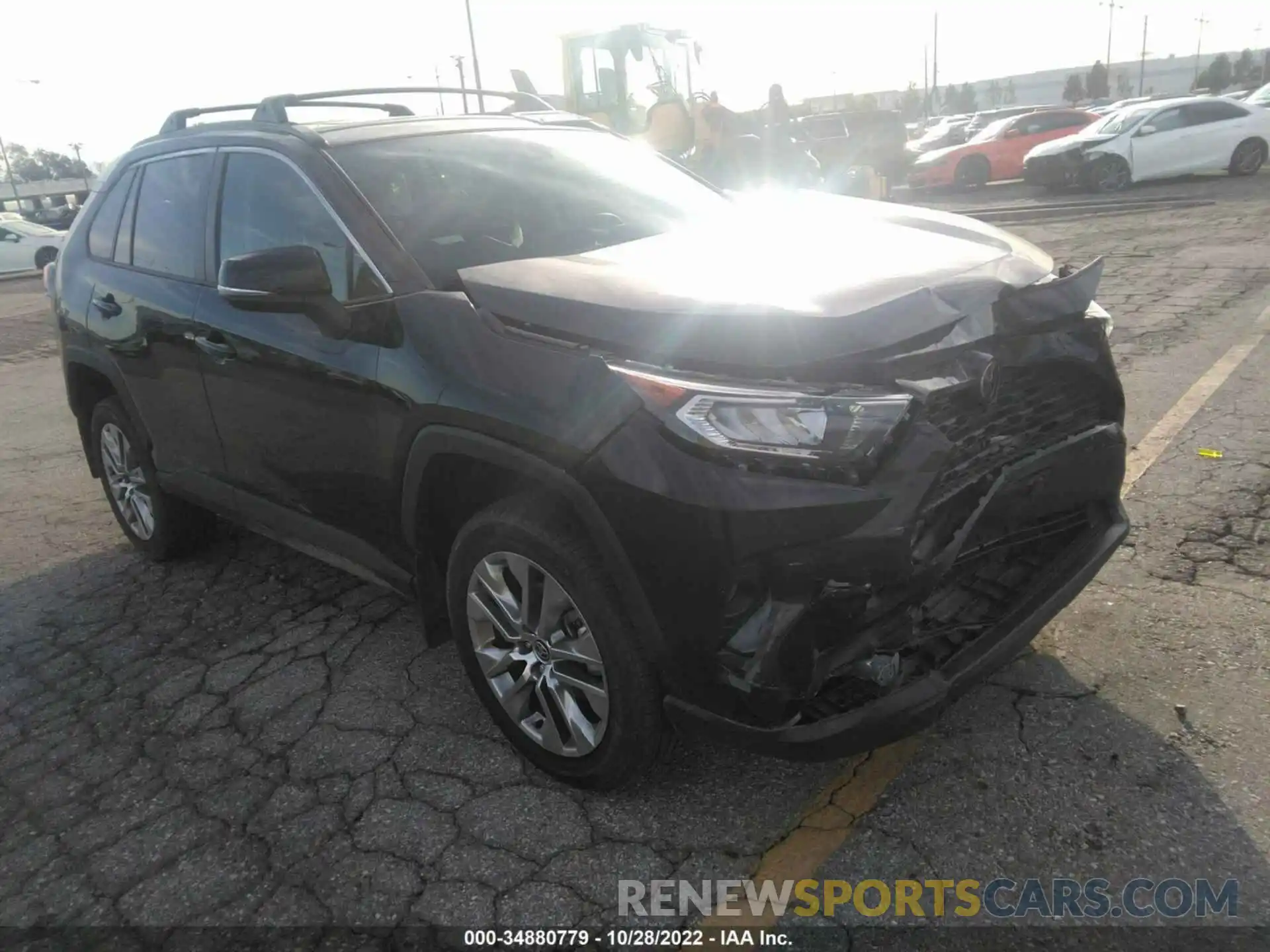 1 Photograph of a damaged car 2T3C1RFV7MW161612 TOYOTA RAV4 2021