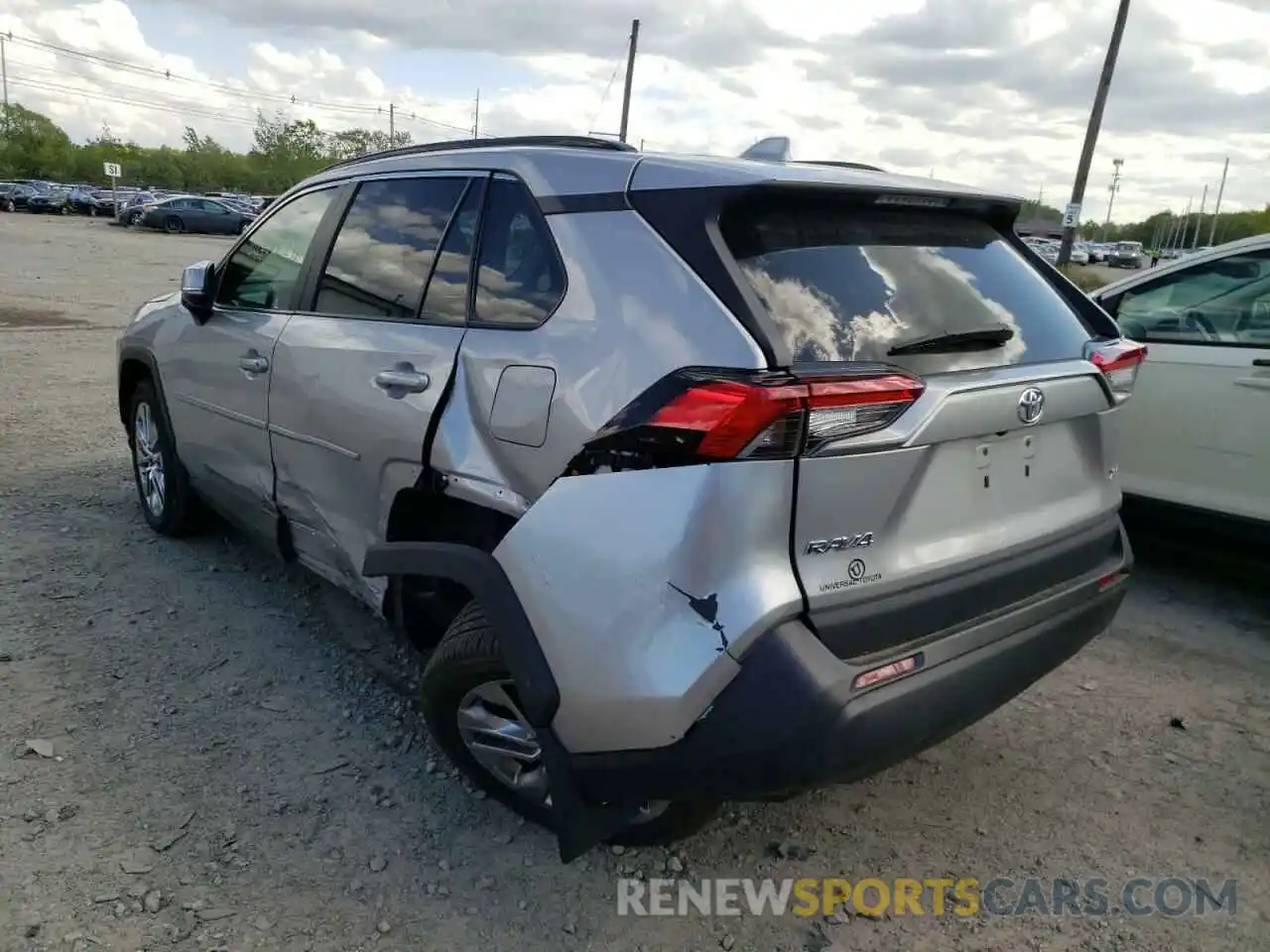 3 Photograph of a damaged car 2T3C1RFV8MC110704 TOYOTA RAV4 2021