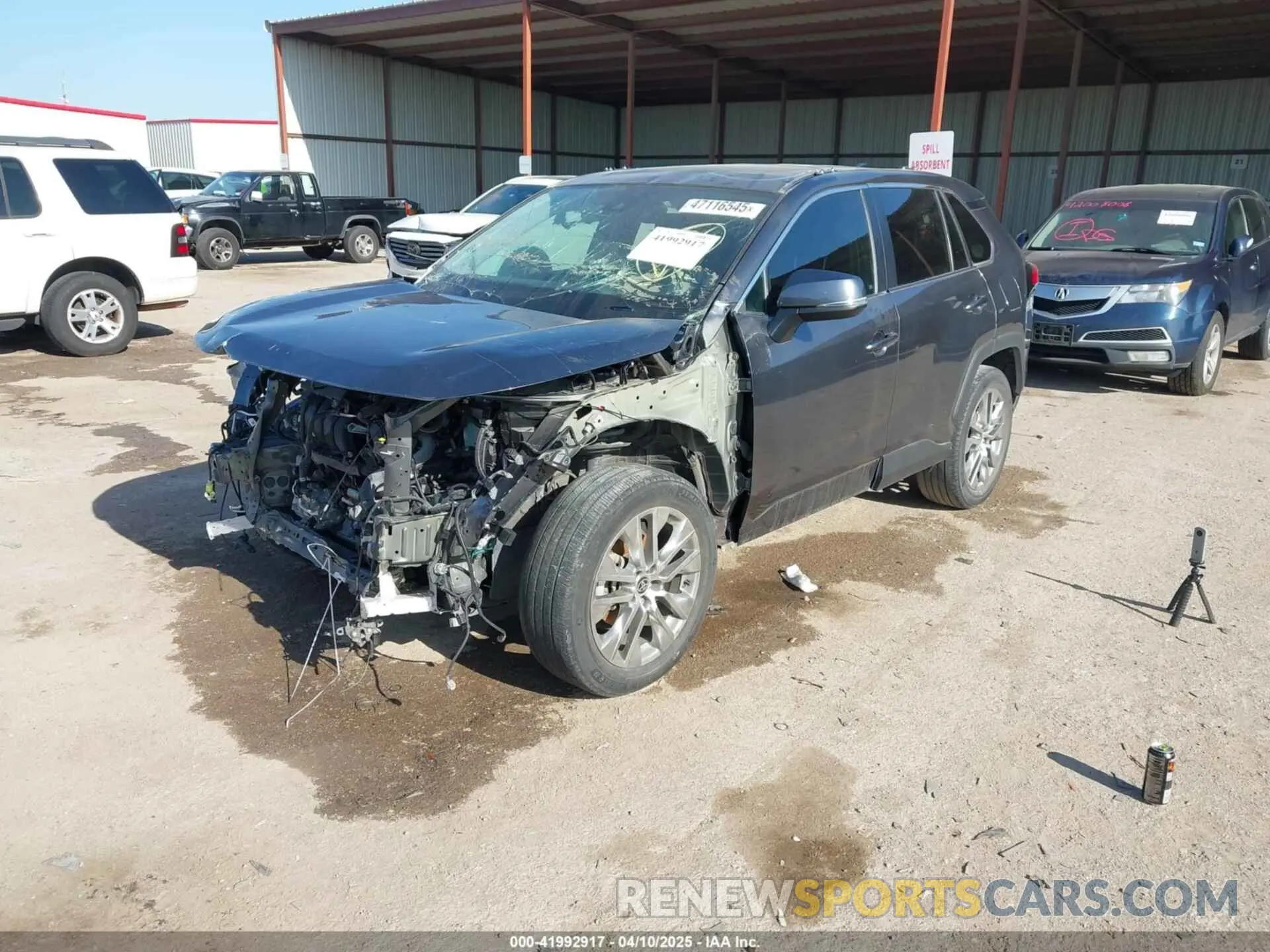 2 Photograph of a damaged car 2T3C1RFV8MC135182 TOYOTA RAV4 2021