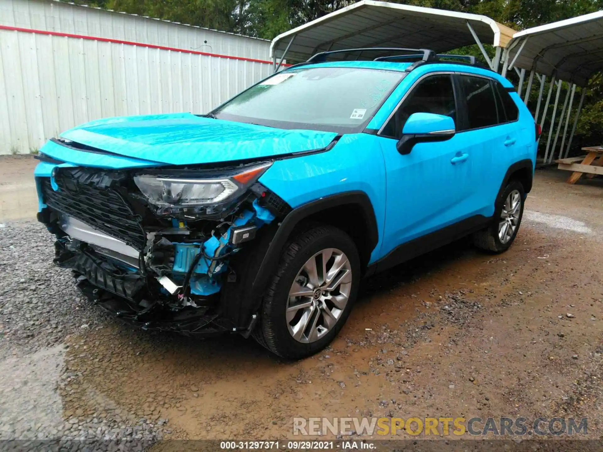 2 Photograph of a damaged car 2T3C1RFV8MW133043 TOYOTA RAV4 2021