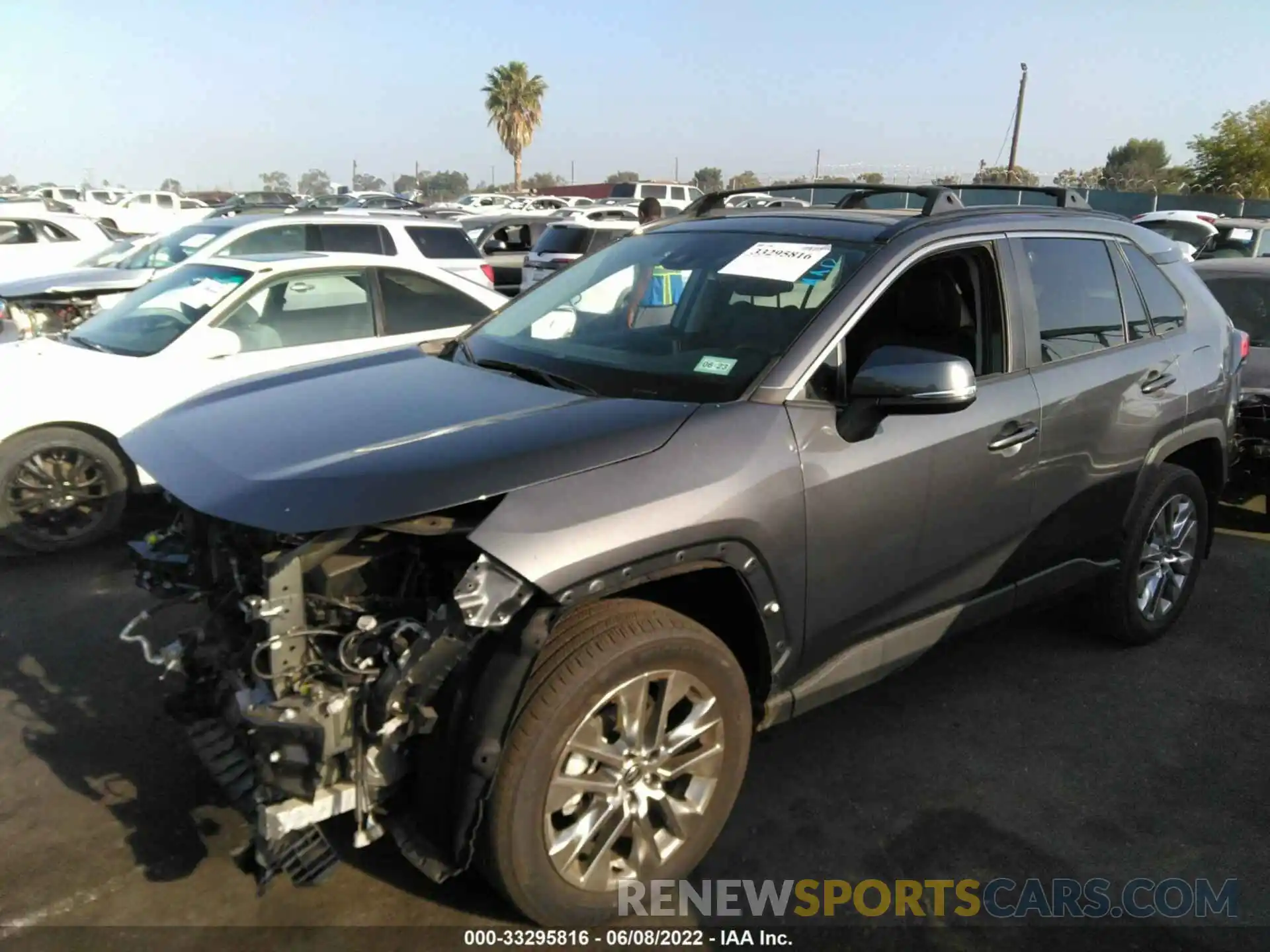 2 Photograph of a damaged car 2T3C1RFV8MW158640 TOYOTA RAV4 2021